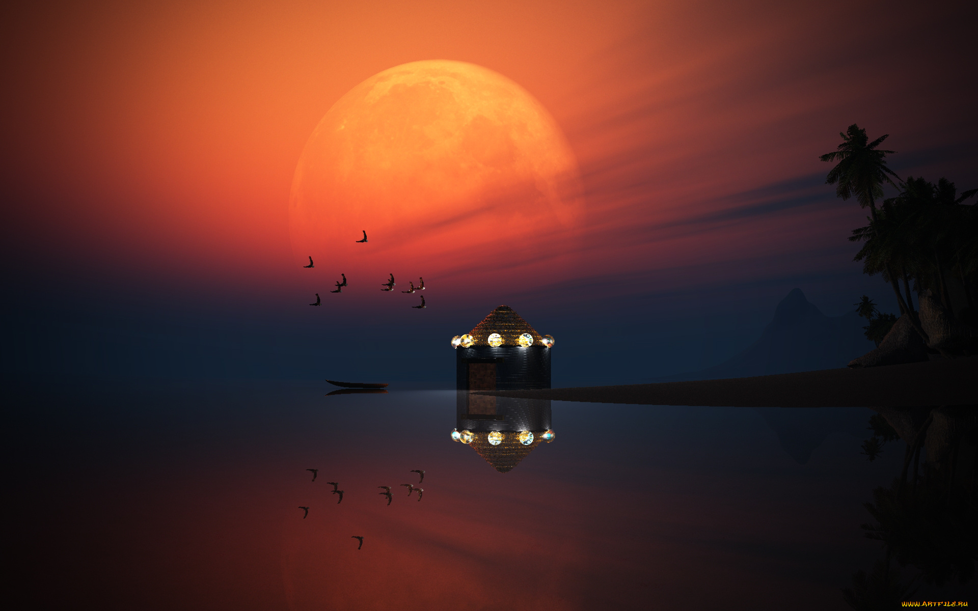 природа, восходы, закаты, закат