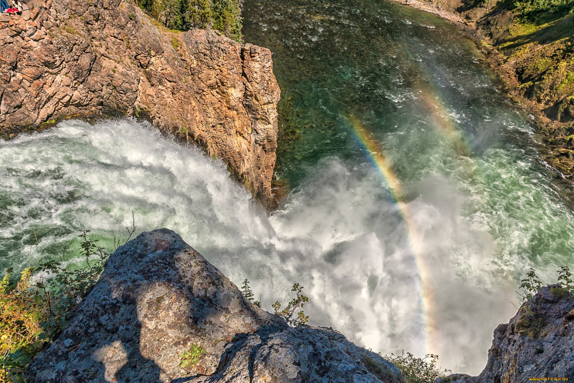 природа, водопады, простор
