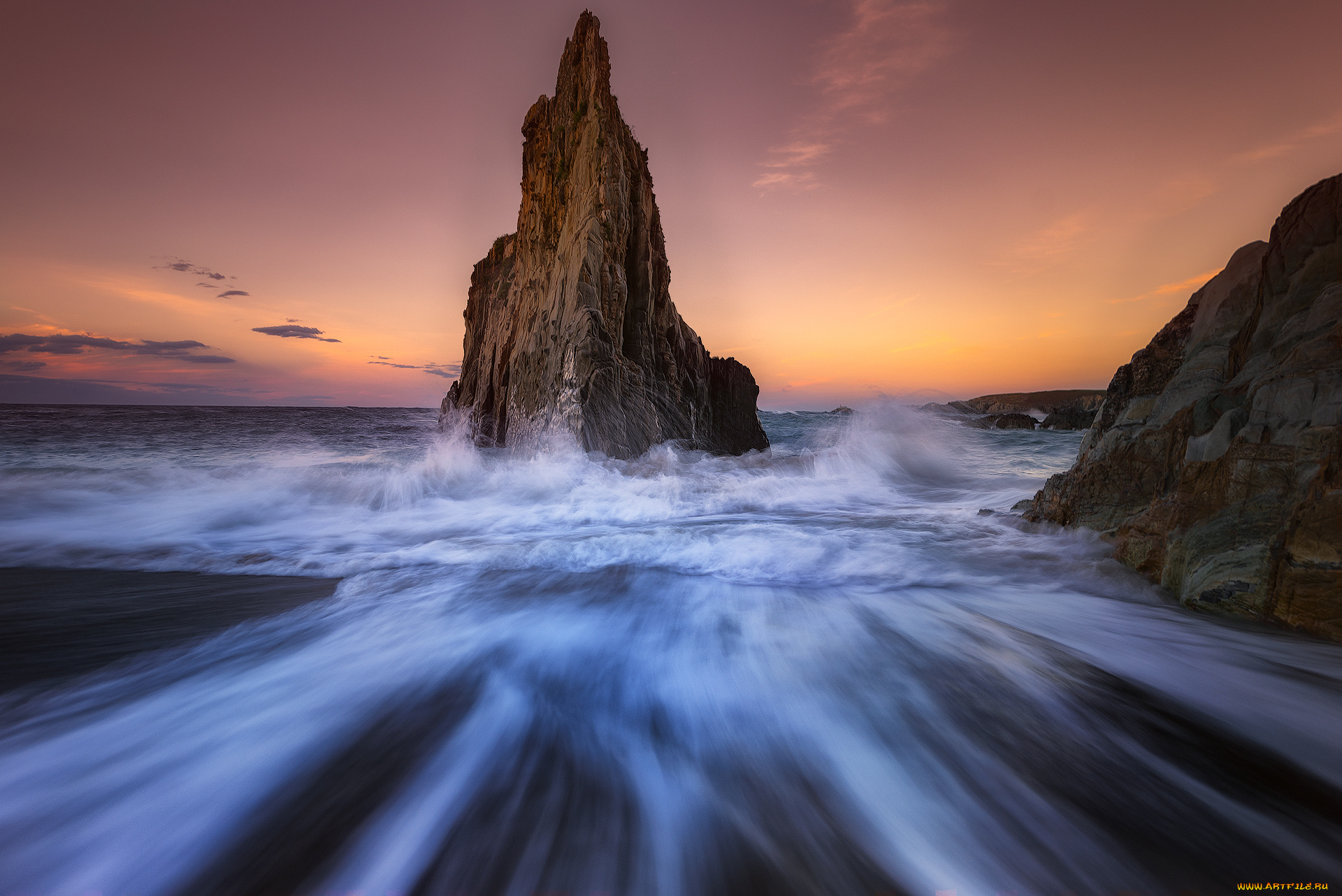 природа, побережье, берег, море