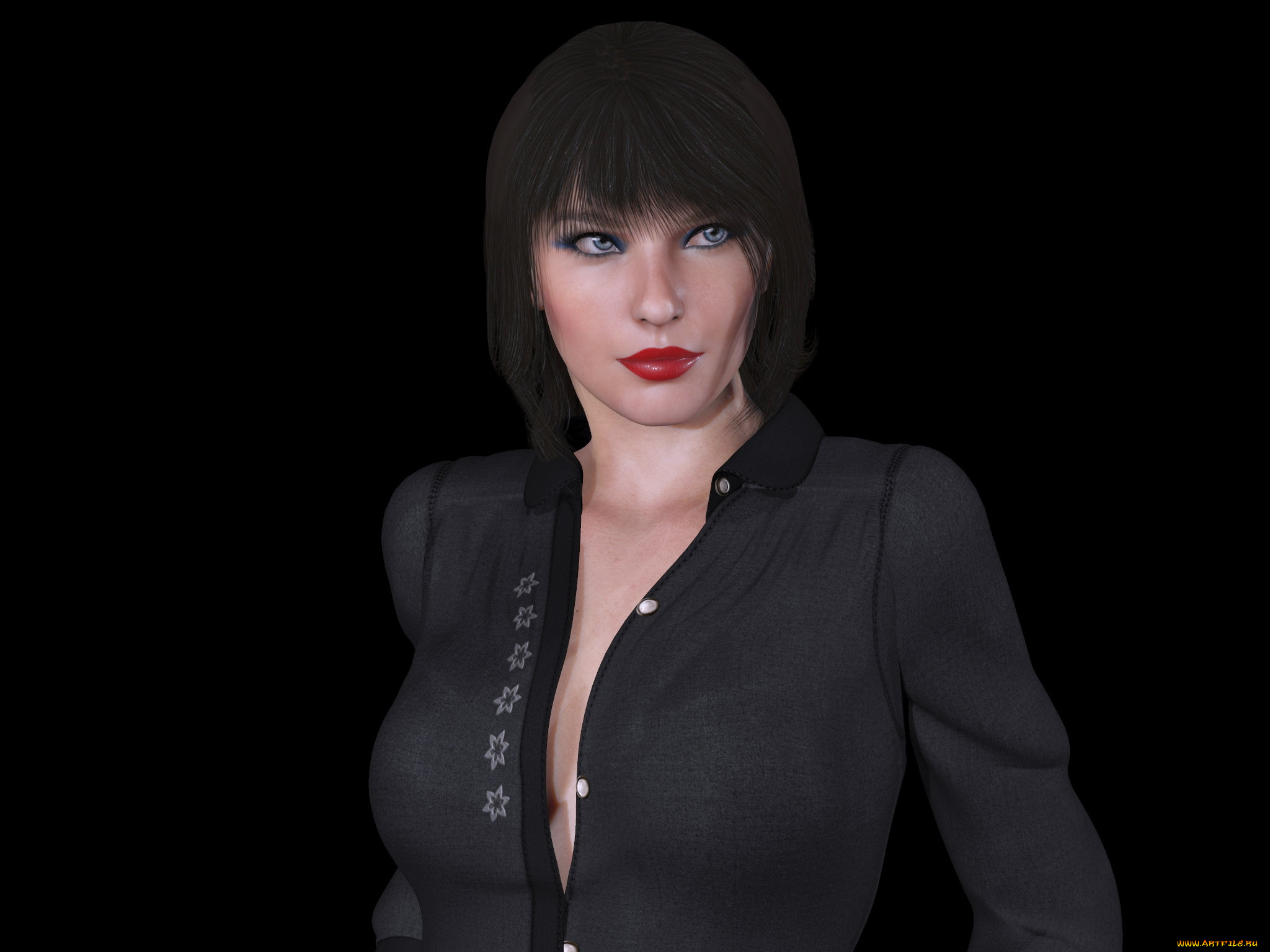 3д, графика, люди, , people, фон, взгляд, девушка