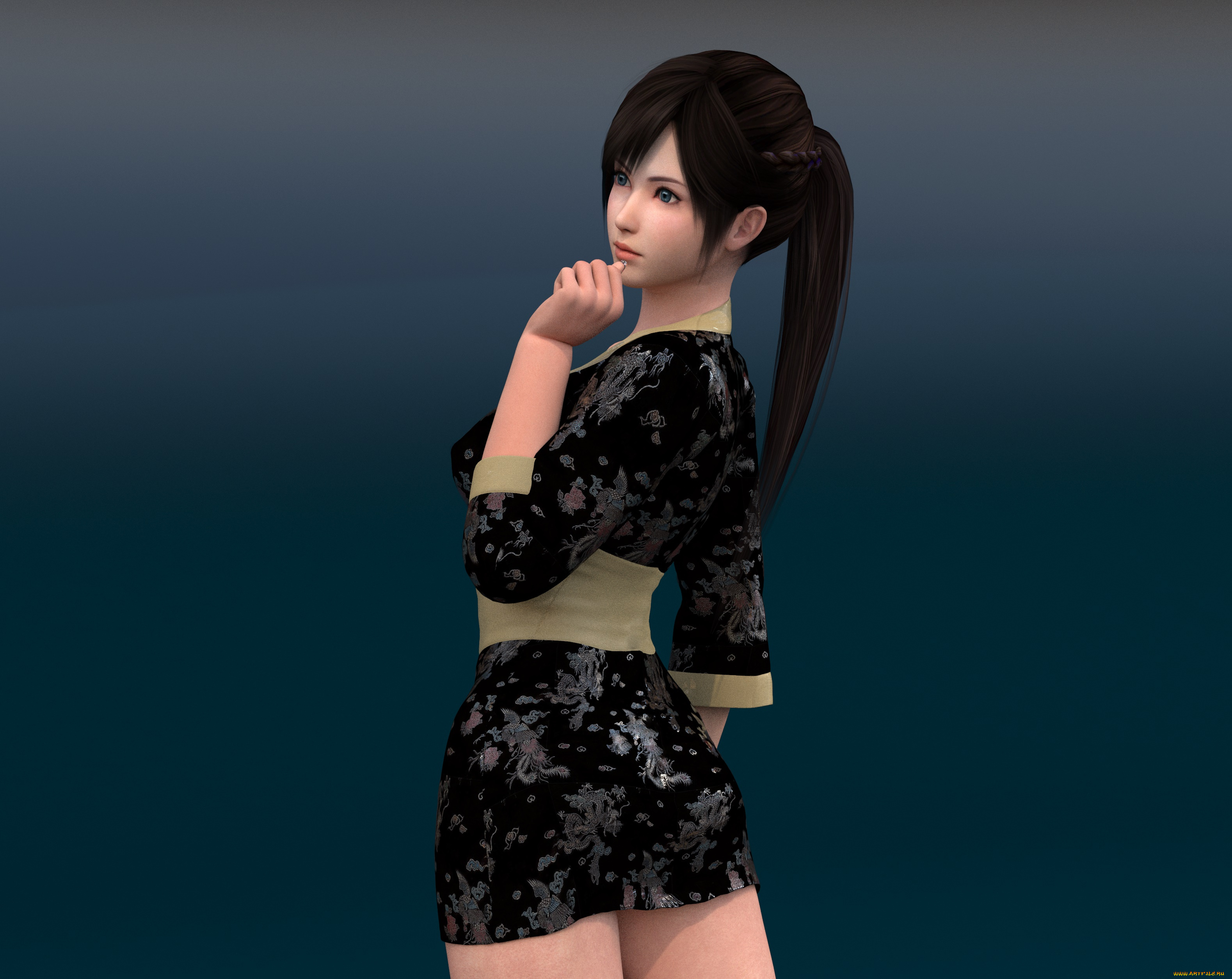 3д, графика, люди, , people, взгляд, девушка, фон