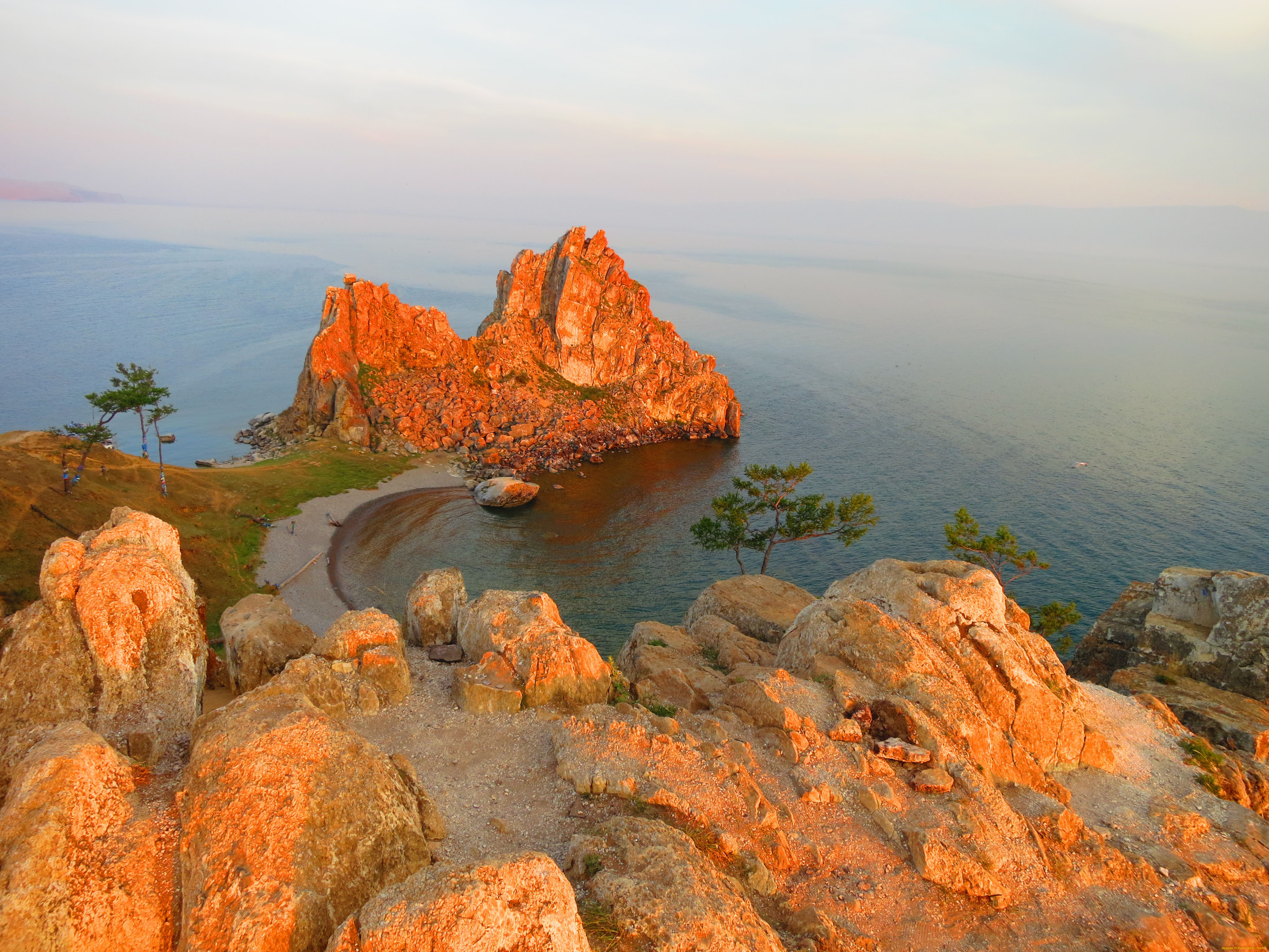 скала, шаманка, природа, реки, озера, байкал, шаманка, скала