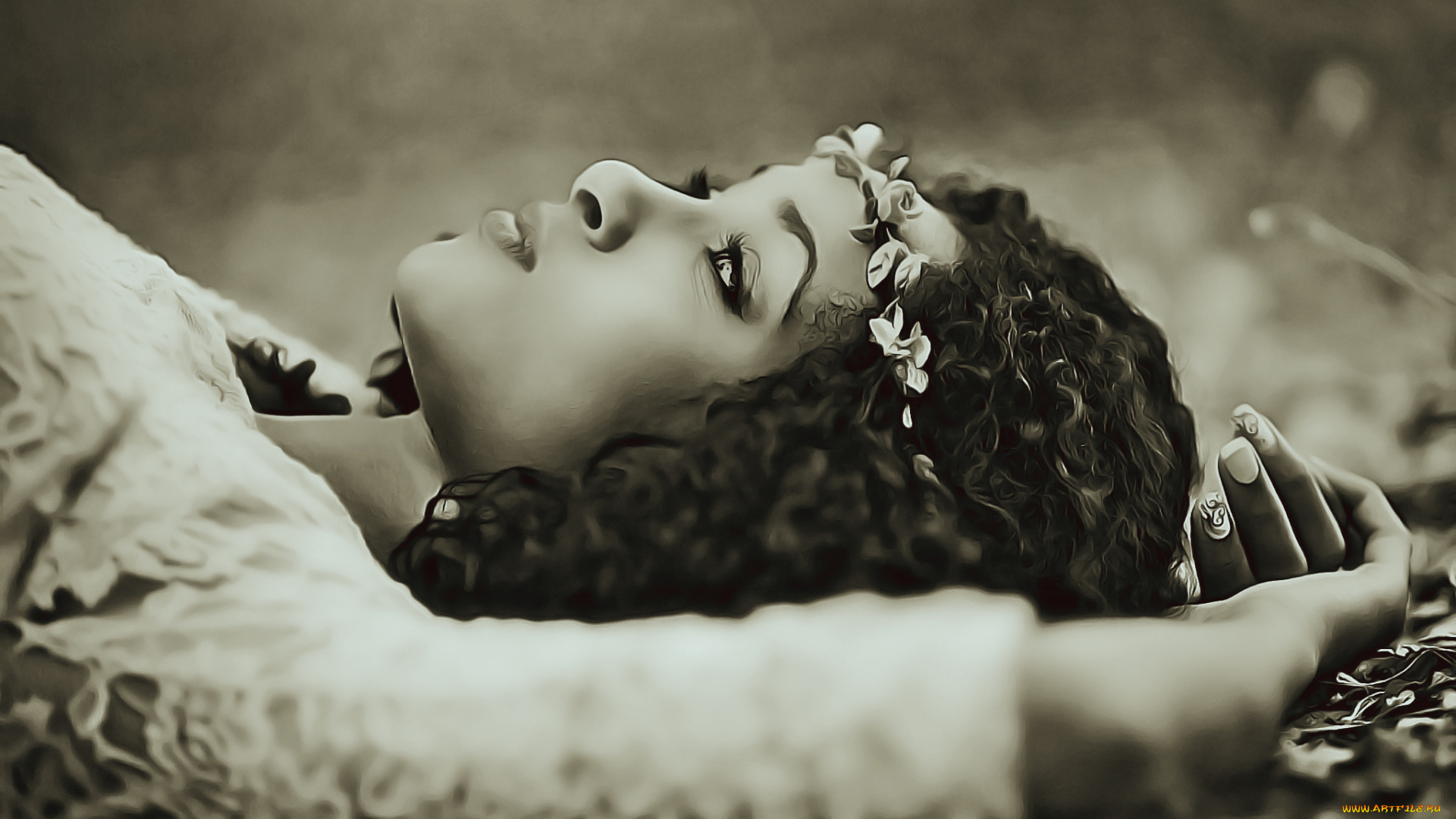 календари, компьютерный, дизайн, лицо, девушка, профиль, calendar, 2019, лежит, женщина