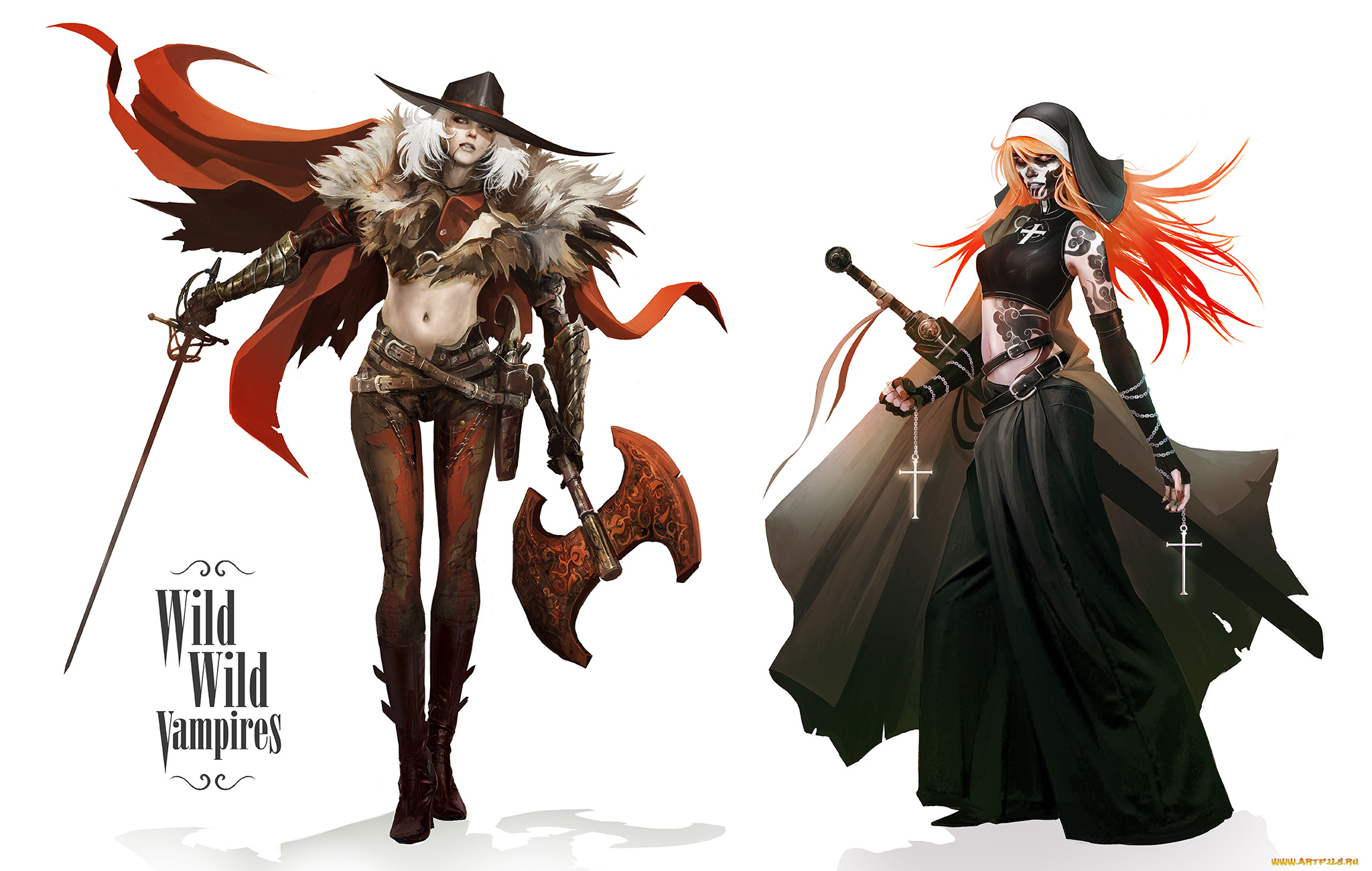 аниме, оружие, , техника, , технологии, взгляд, униформа, тату, фон, девушки