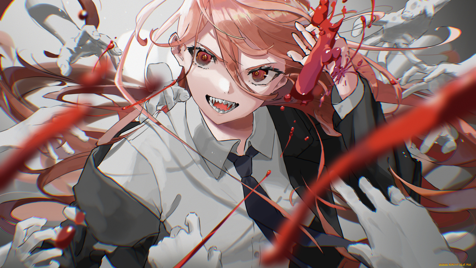 аниме, chainsaw, man, chainsaw, man