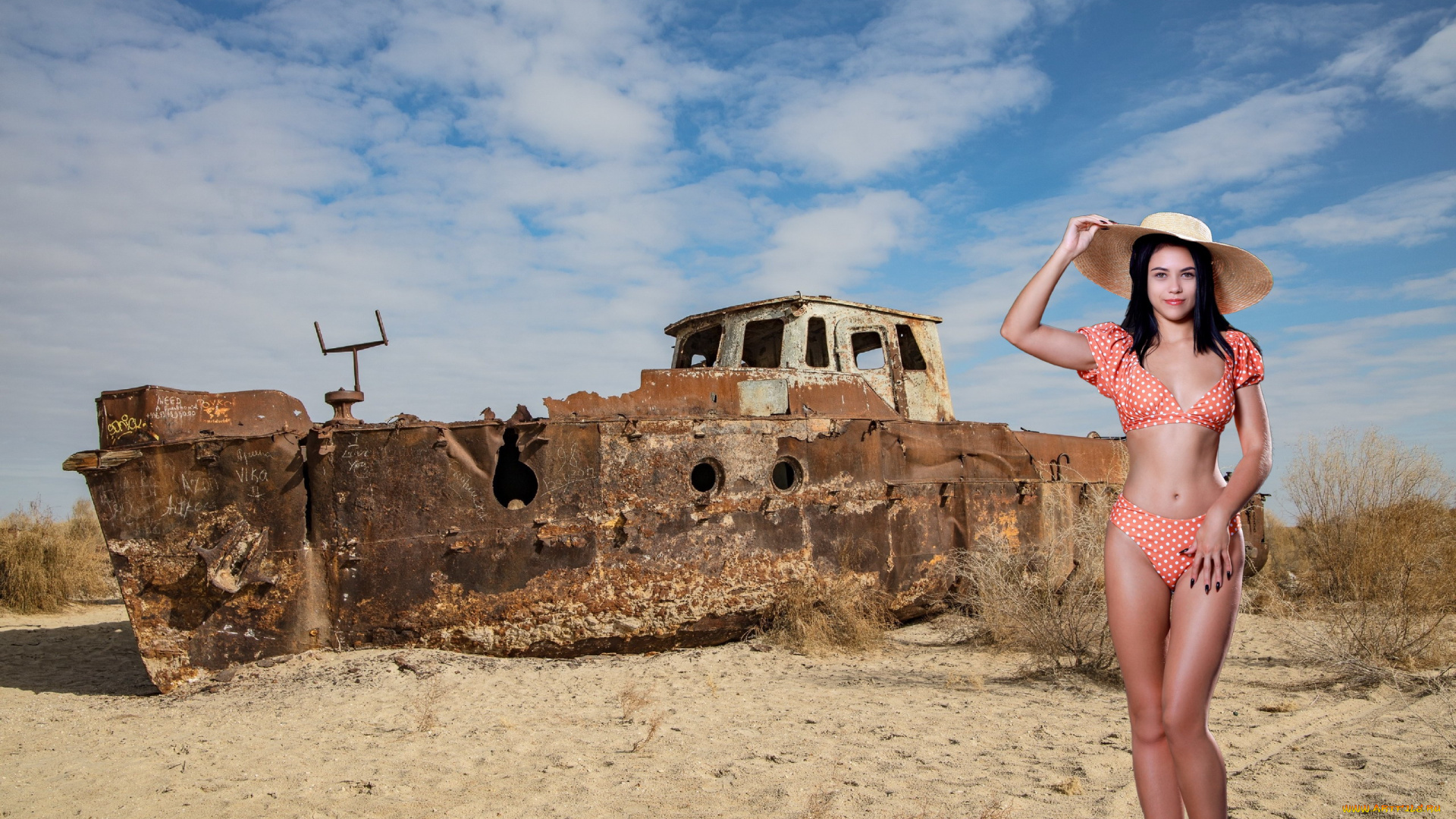 девушки, -, брюнетки, , шатенки, брюнетка, купальник, шляпа