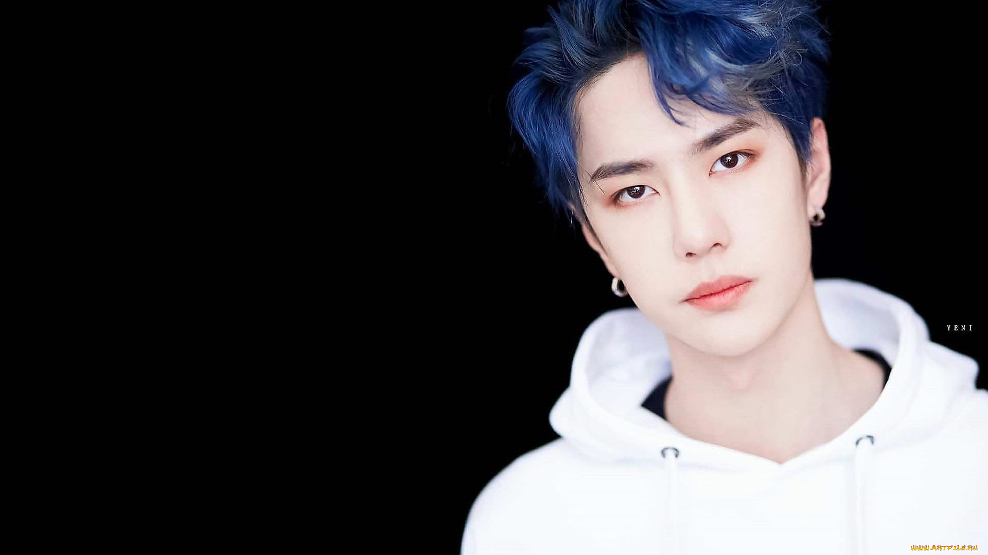 мужчины, wang, yi, bo, лицо, толстовка