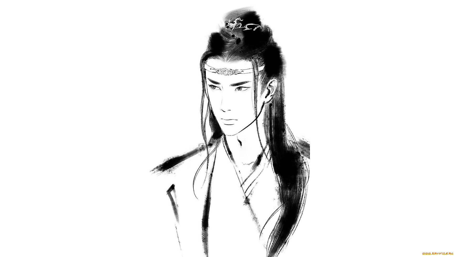 рисованное, кино, , мультфильмы, лань, ванцзи