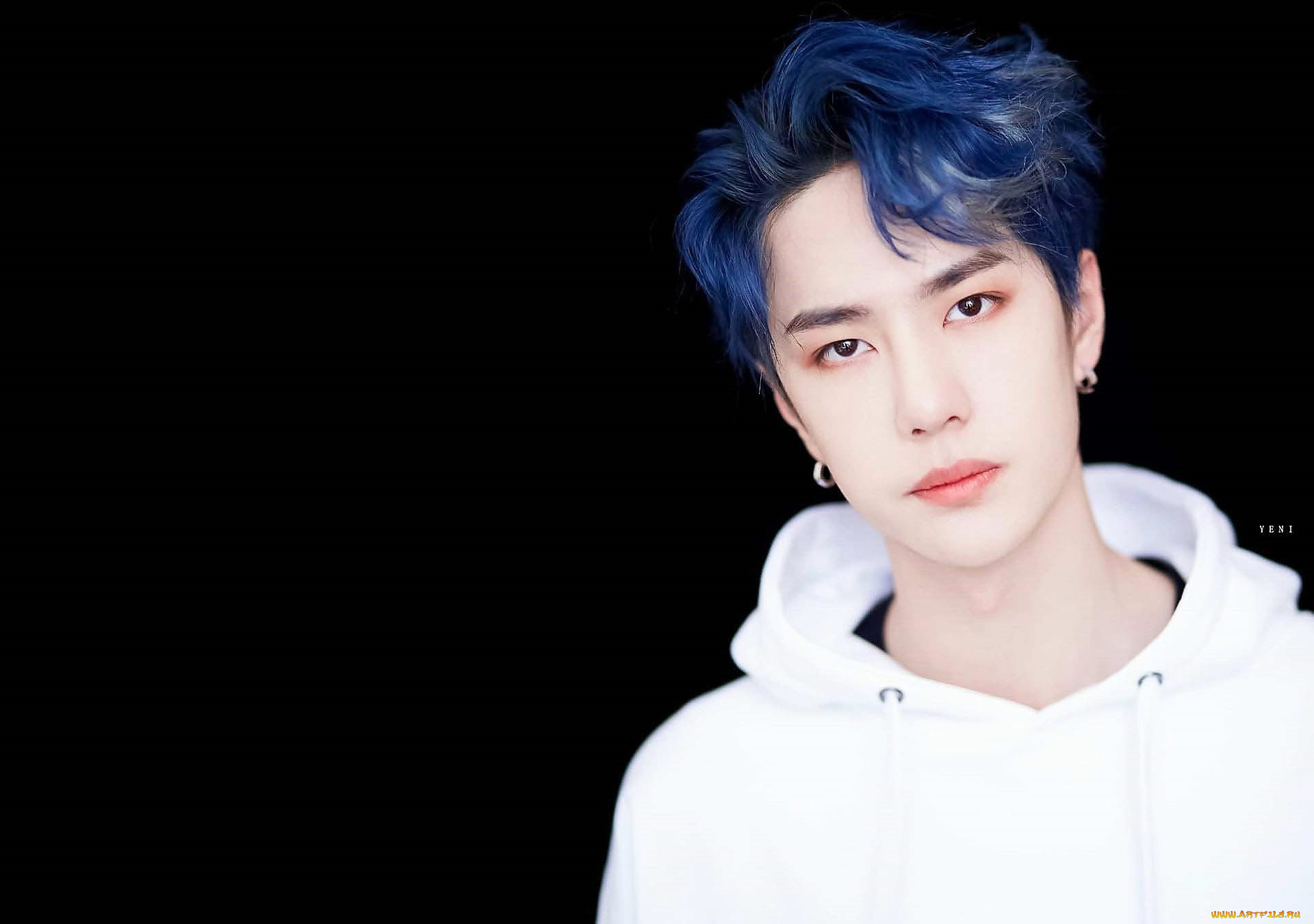 мужчины, wang, yi, bo, лицо, толстовка