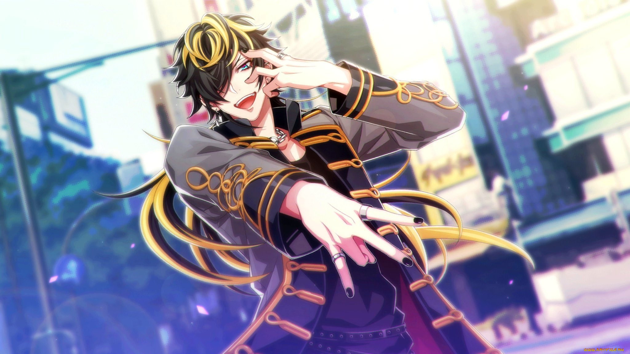 аниме, hypnosis, mic, hypnosis, mic