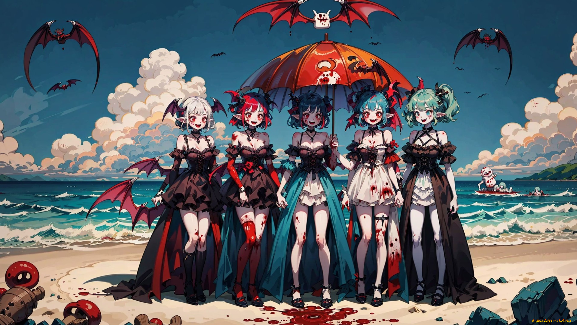 аниме, ангелы, , демоны, нейросети, графика, нейроарт, ai, art, нейронные, сети, рисунки, нейро, искусство