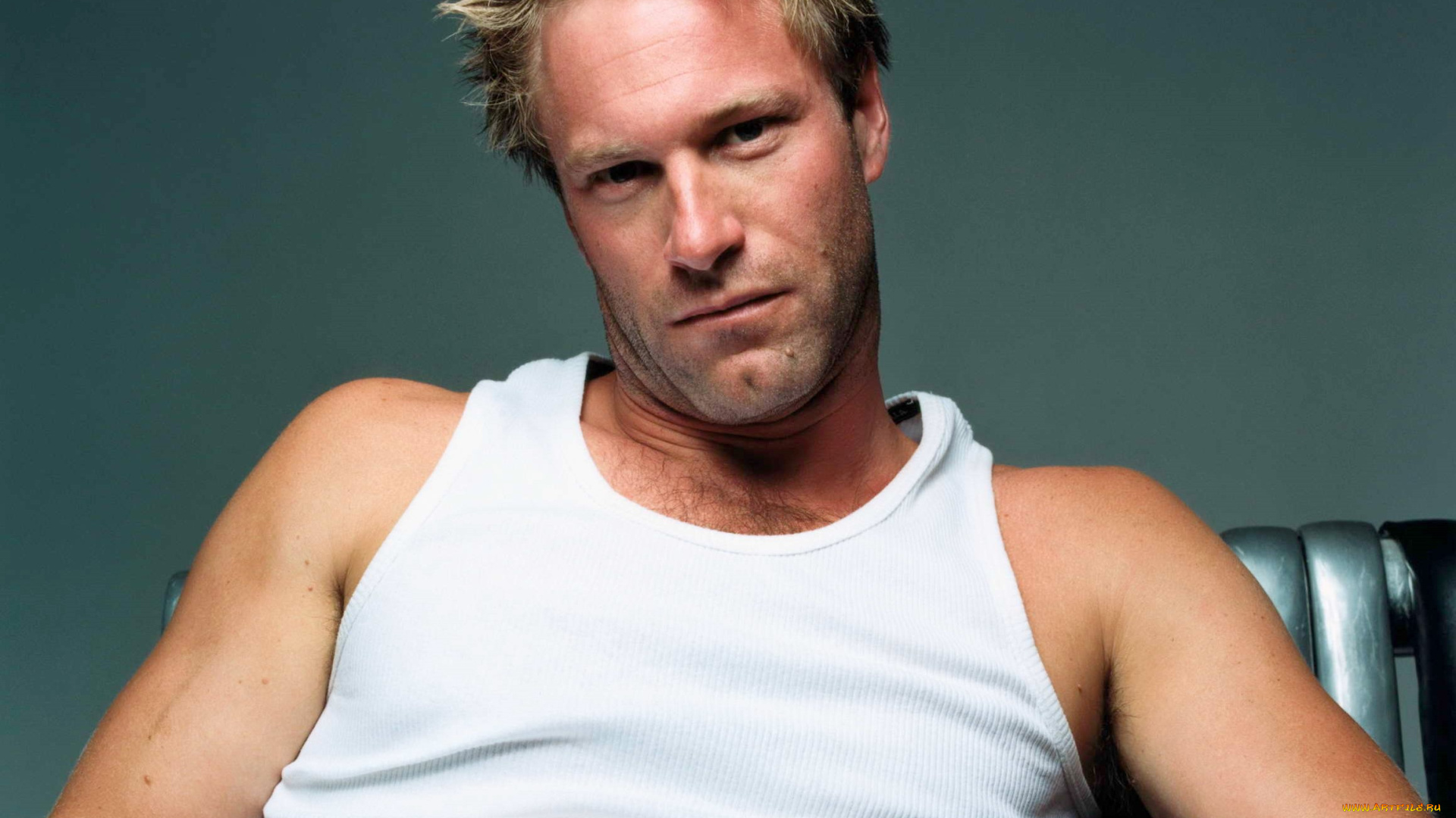 мужчины, aaron, eckhart, актер, майка