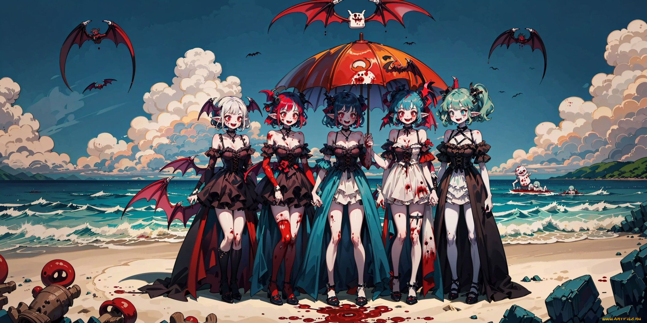 аниме, ангелы, , демоны, нейросети, графика, нейроарт, ai, art, нейронные, сети, рисунки, нейро, искусство