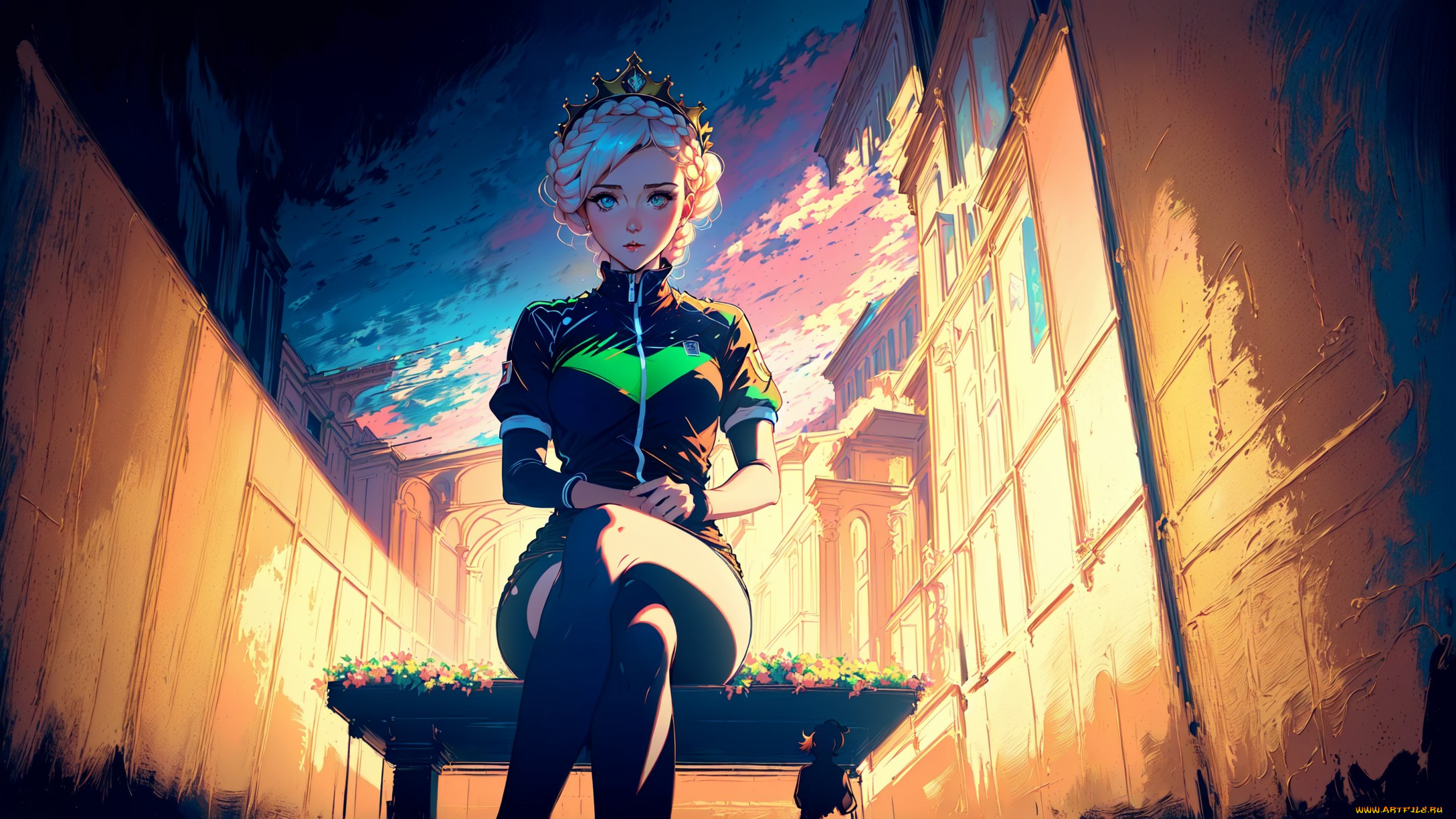 аниме, город, , улицы, , интерьер, , здания, нейросети, графика, нейроарт, ai, art, нейронные, сети, рисунки, нейро, искусство