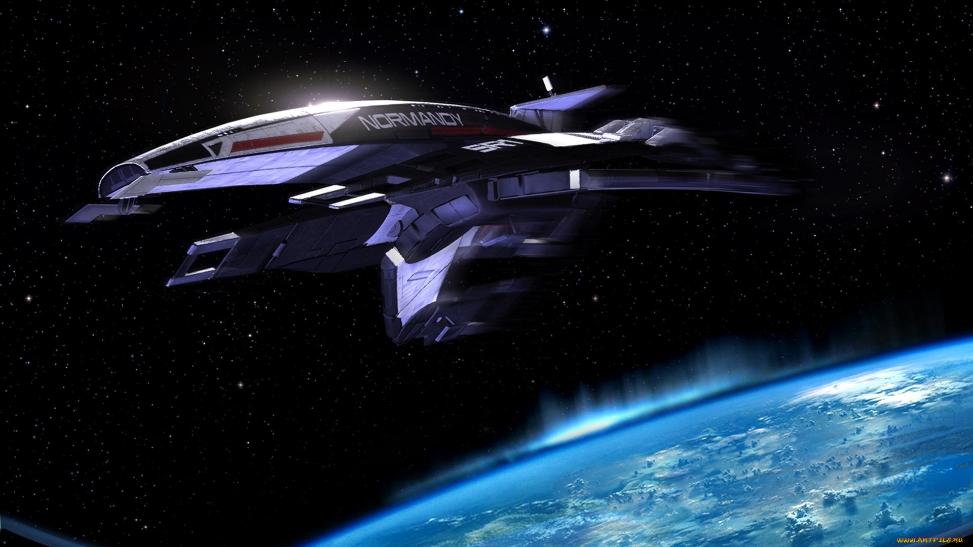 видео, игры, mass, effect, космический, корабль, космос, планета