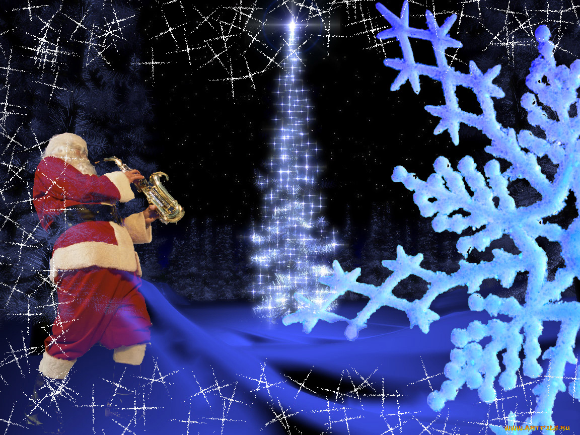 праздничные, новогодние, пейзажи