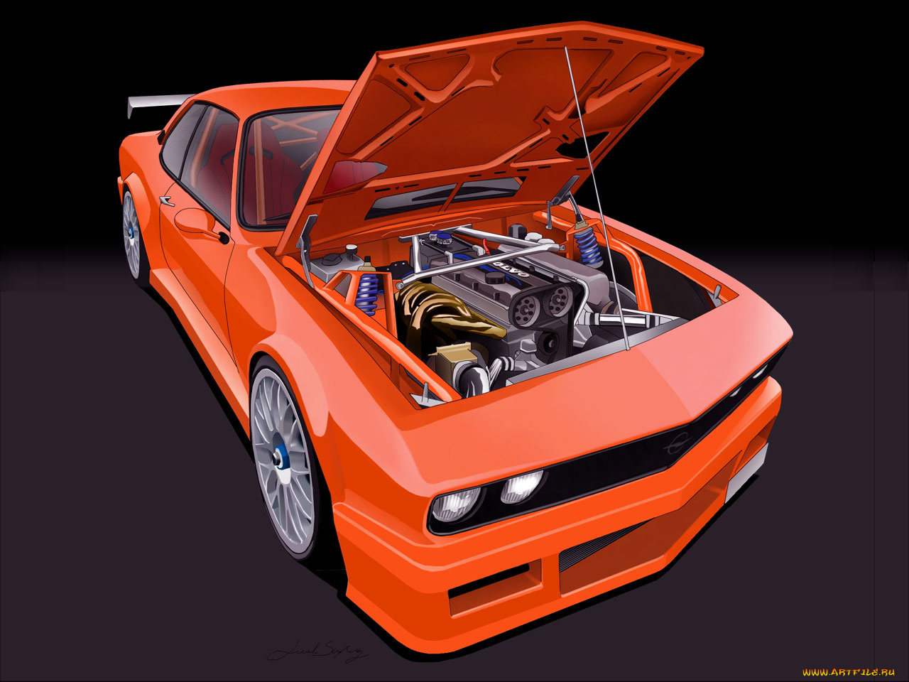 автомобили, векторная, графика