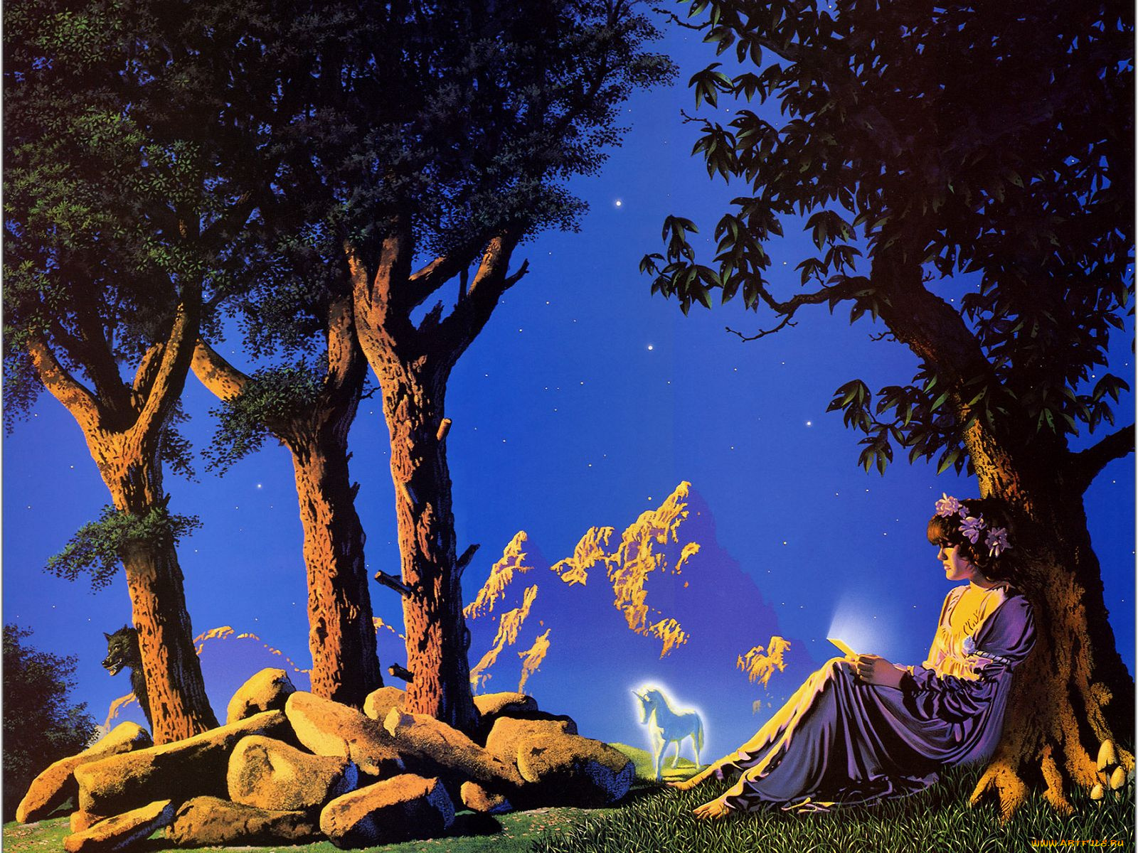 фэнтези, единороги