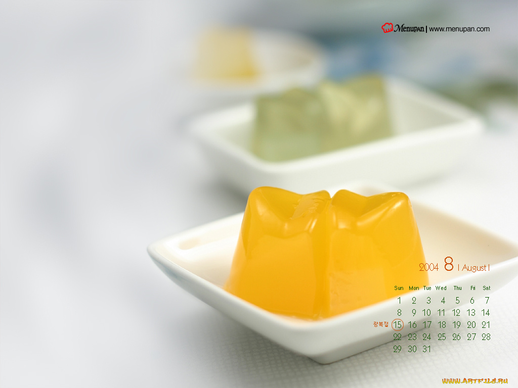 календари, еда