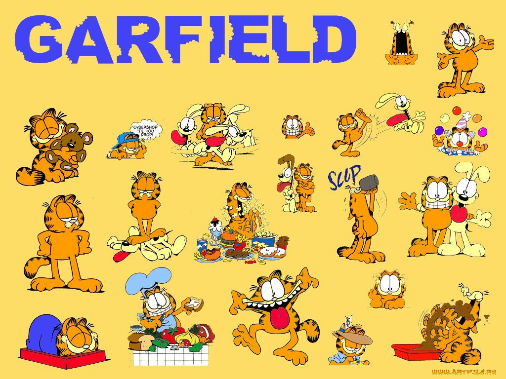 мультфильмы, garfield