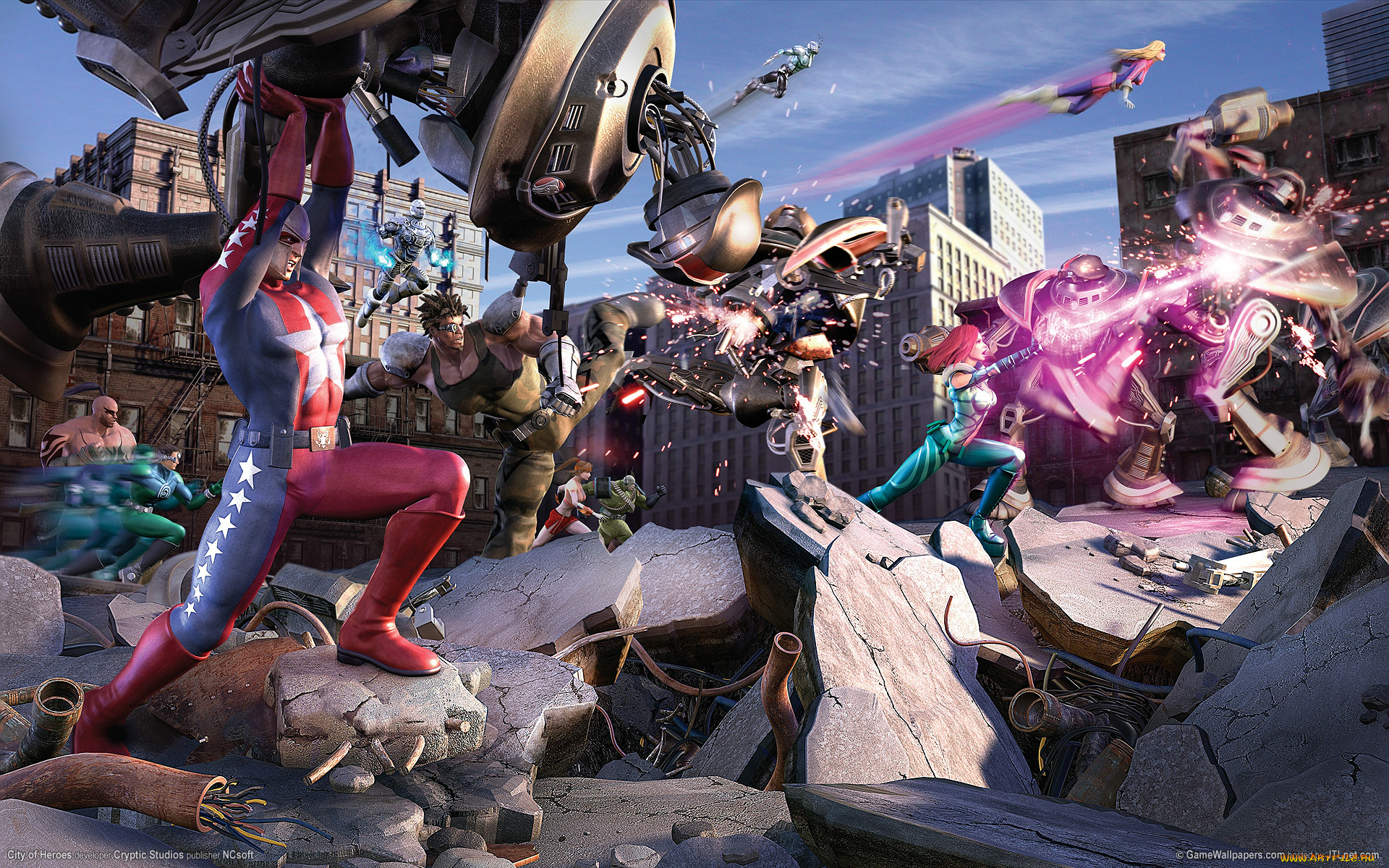 видео, игры, city, of, heroes