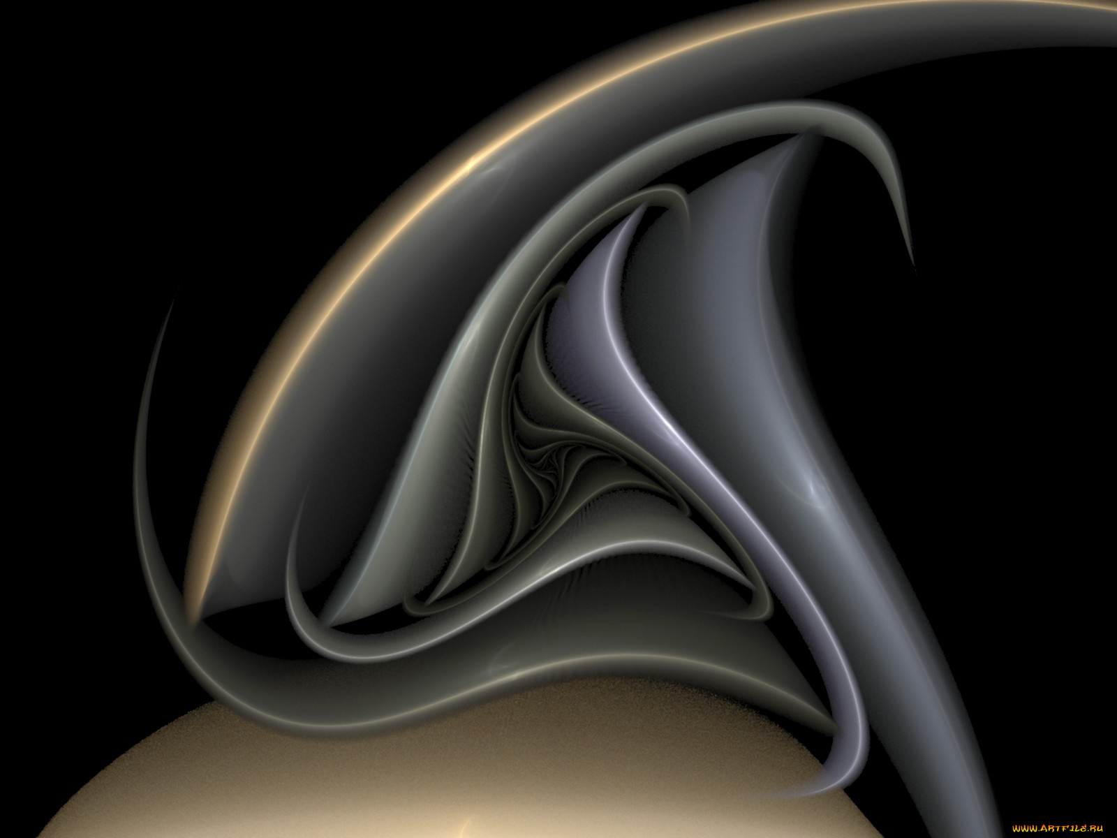 3д, графика, fractal, фракталы, абстракция, цвета, узор, тёмный