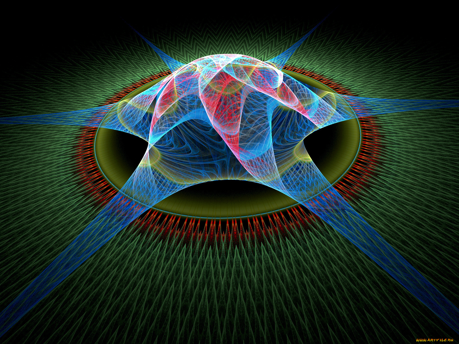 3д, графика, fractal, фракталы, абстракция