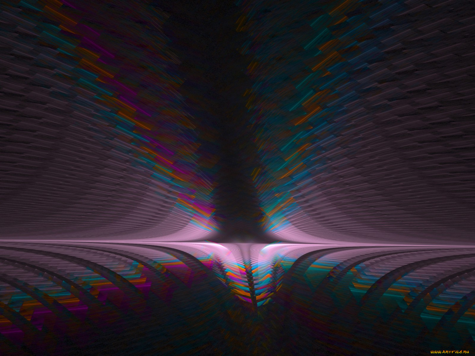 3д, графика, fractal, фракталы, тёмный, абстракция