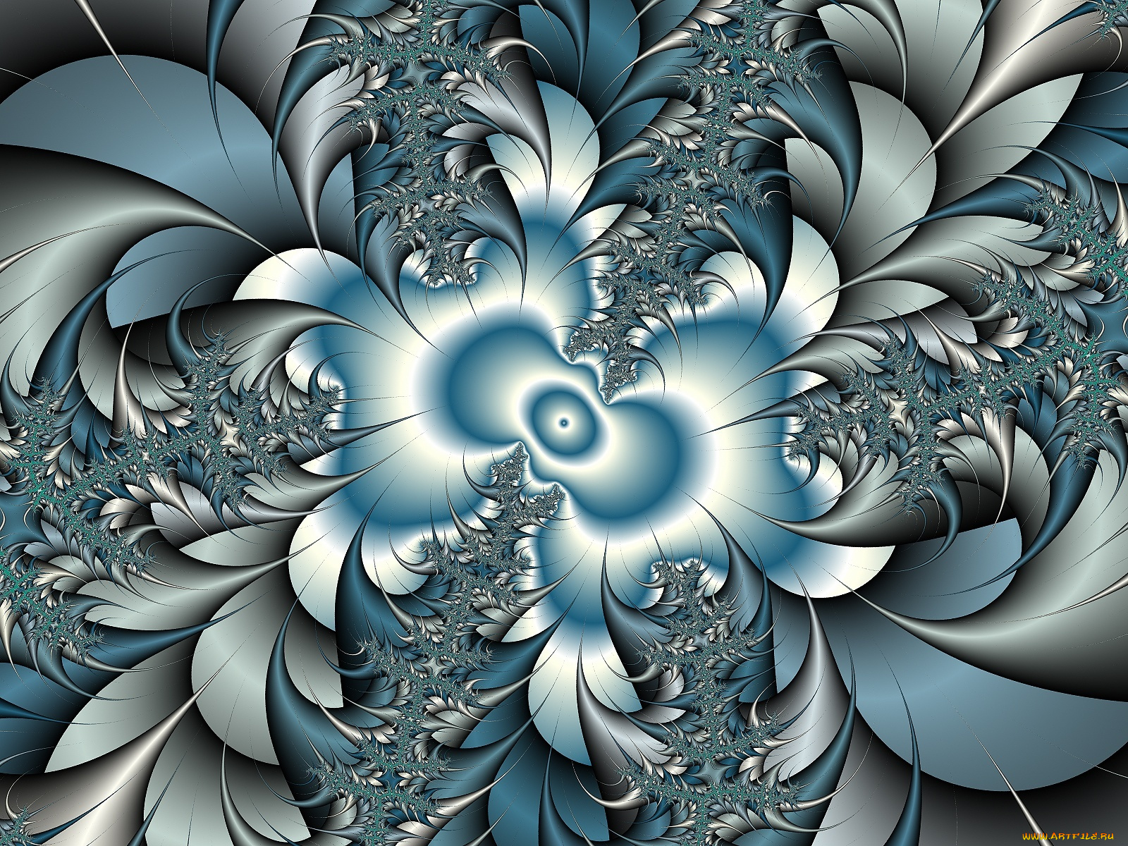 3д, графика, fractal, фракталы, узор, фрактал