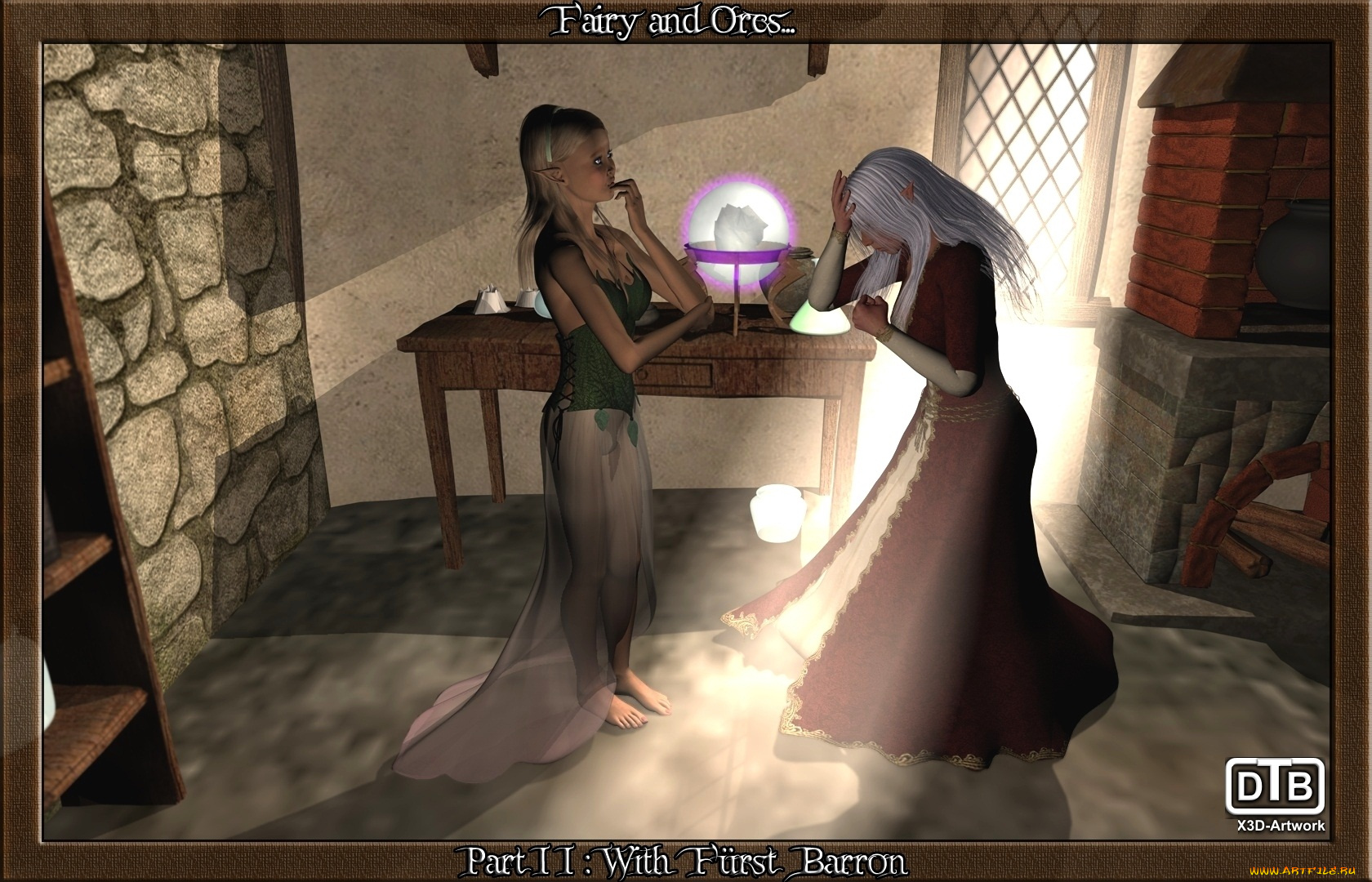 3д, графика, elves, эльфы