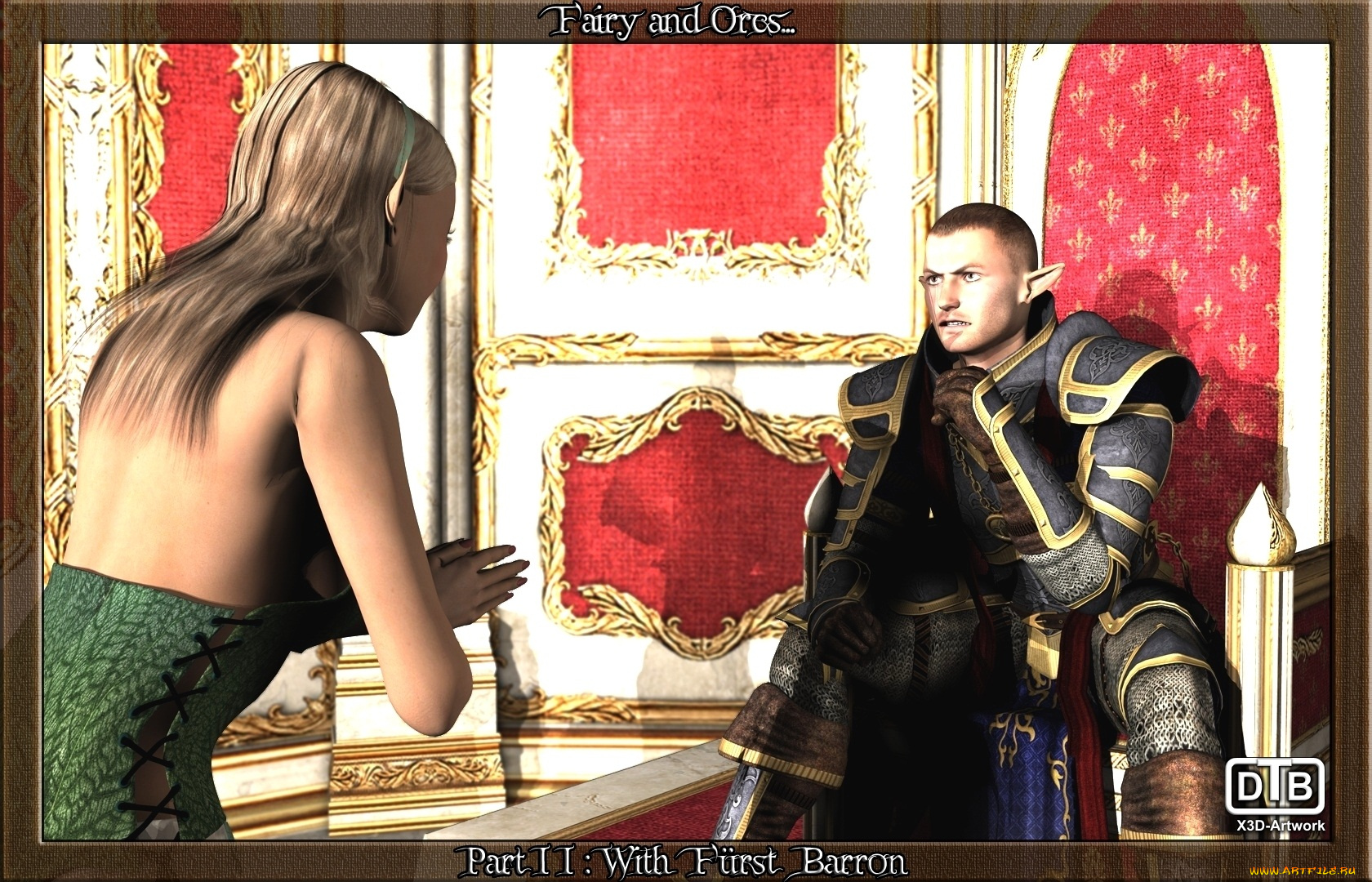 3д, графика, elves, эльфы, доспехи