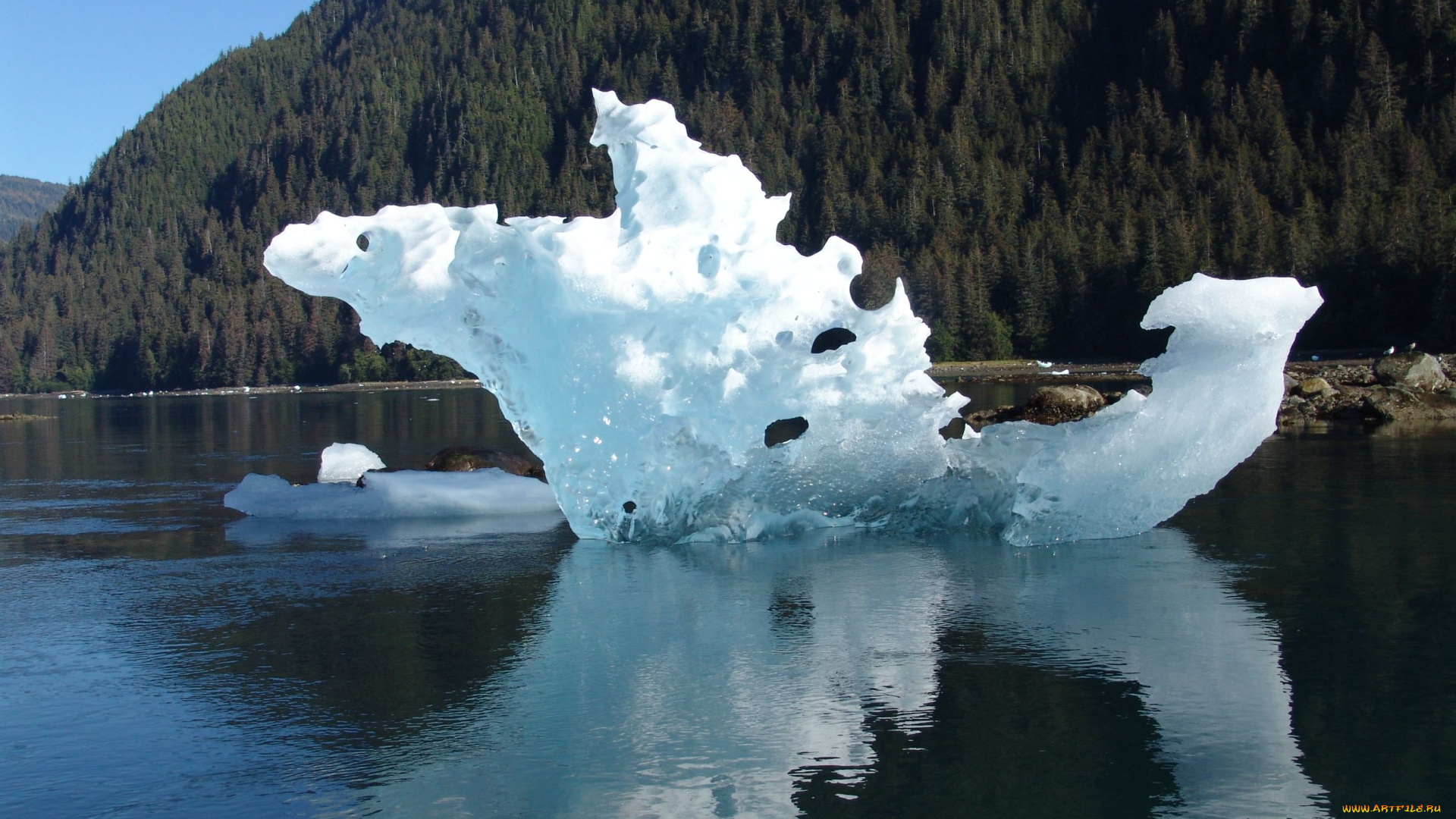 природа, айсберги, ледники, айсберг, аляска