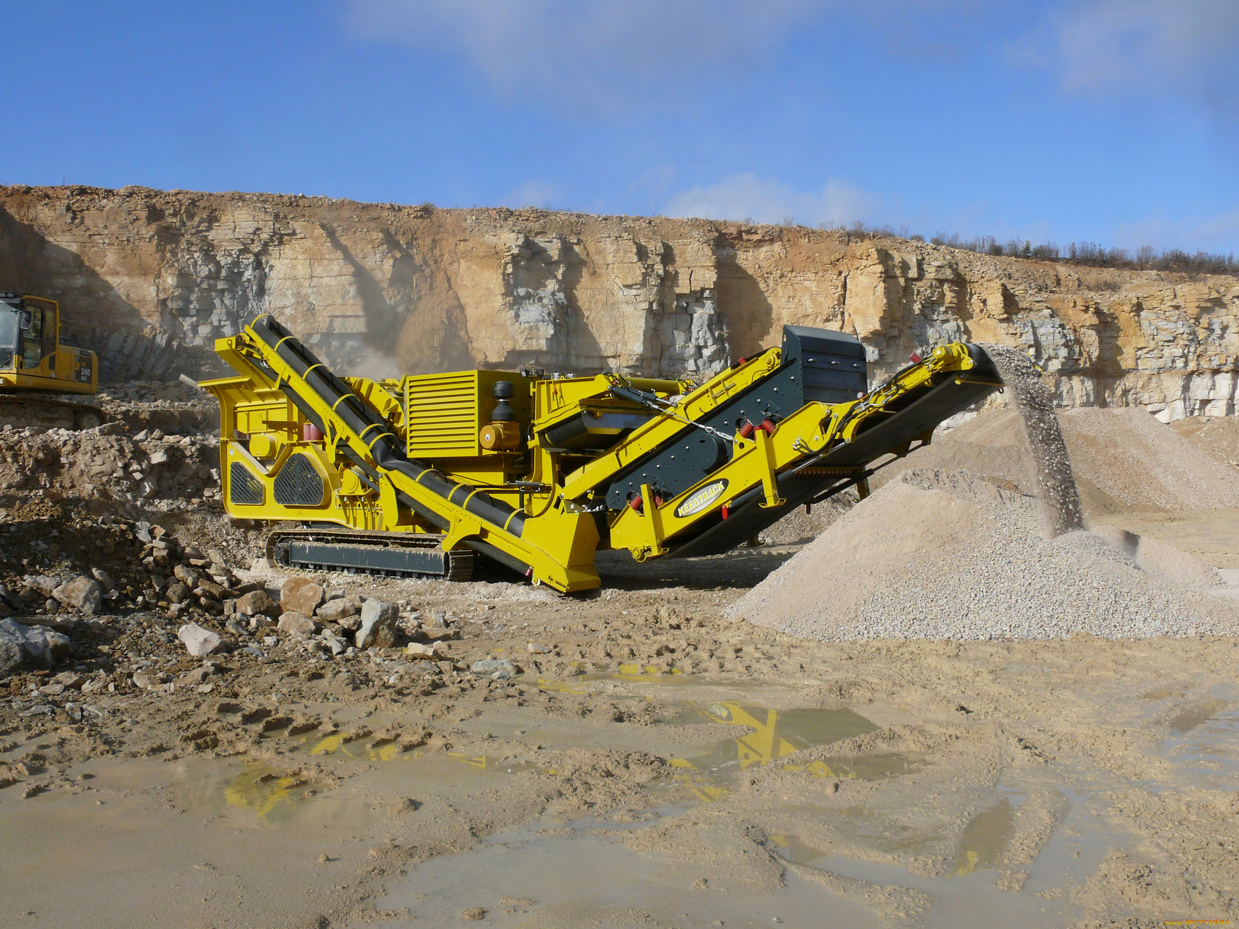 техника, строительная, карьер