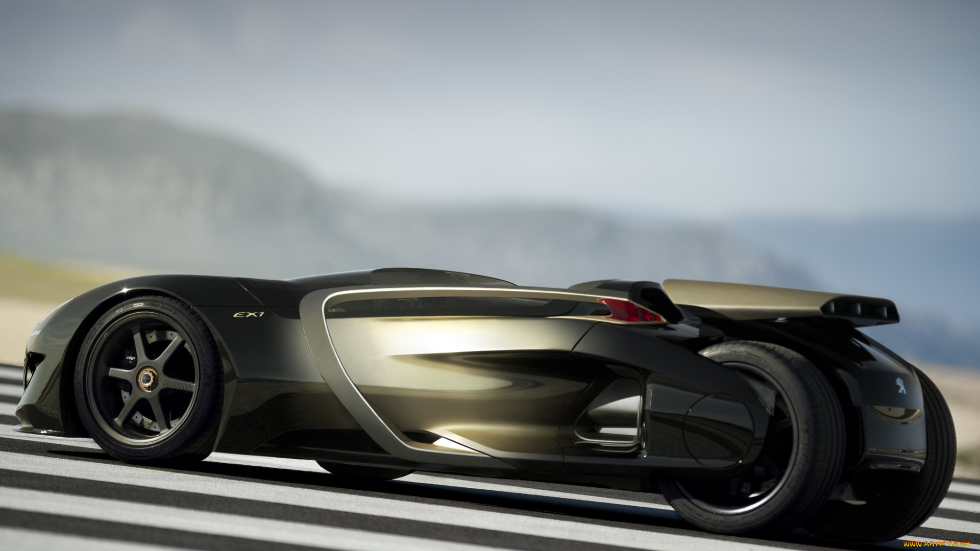 peugeot, ex1, concept, 2011, автомобили, разработка, пежо