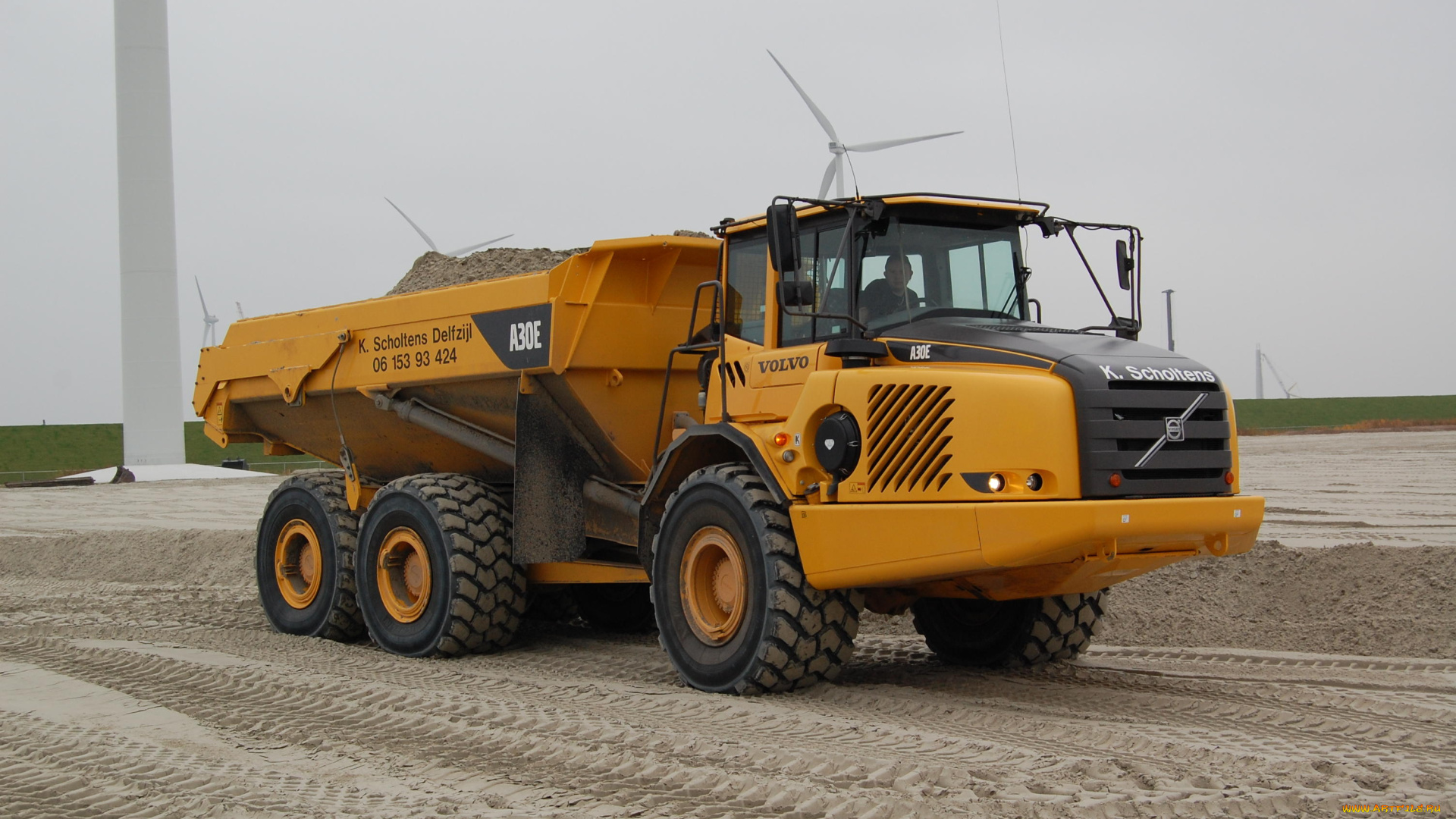 техника, строительная, вольво