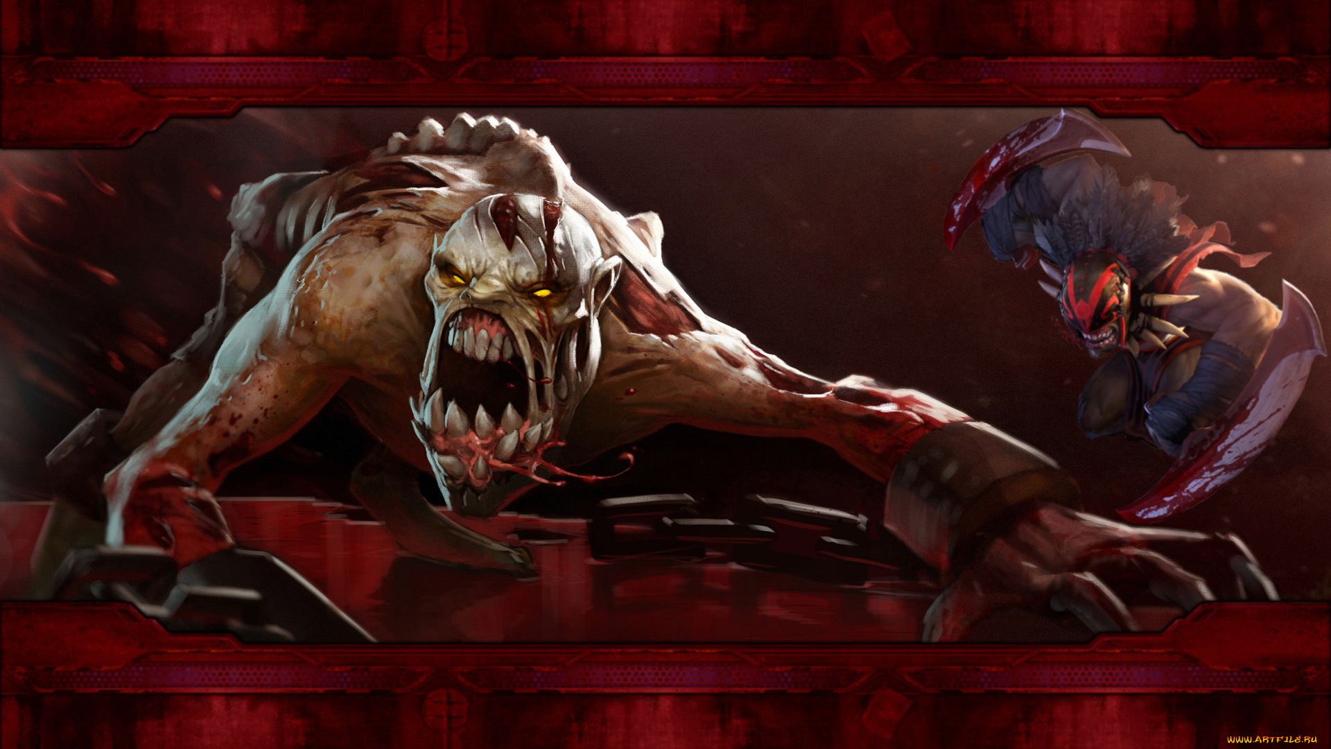 видео, игры, dota, клыки