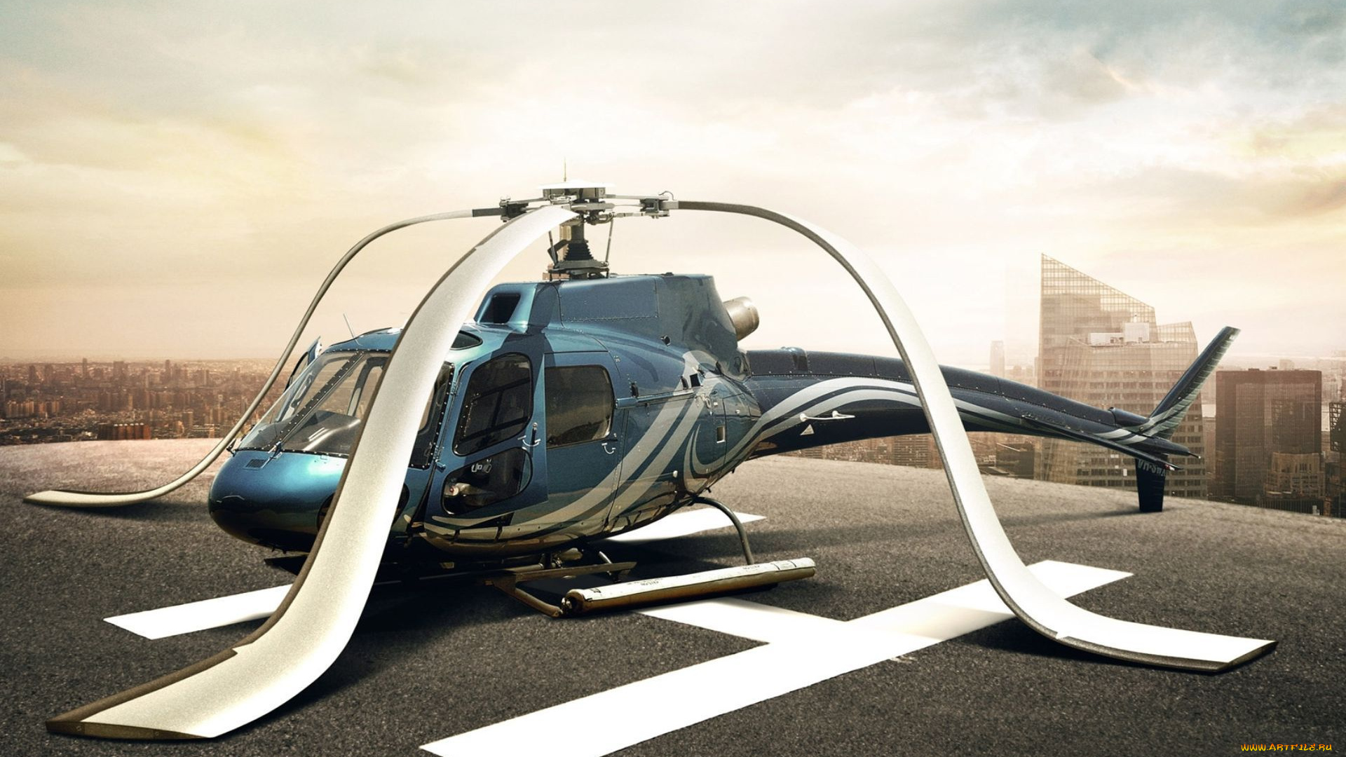 юмор, приколы, лопасти, вертолет