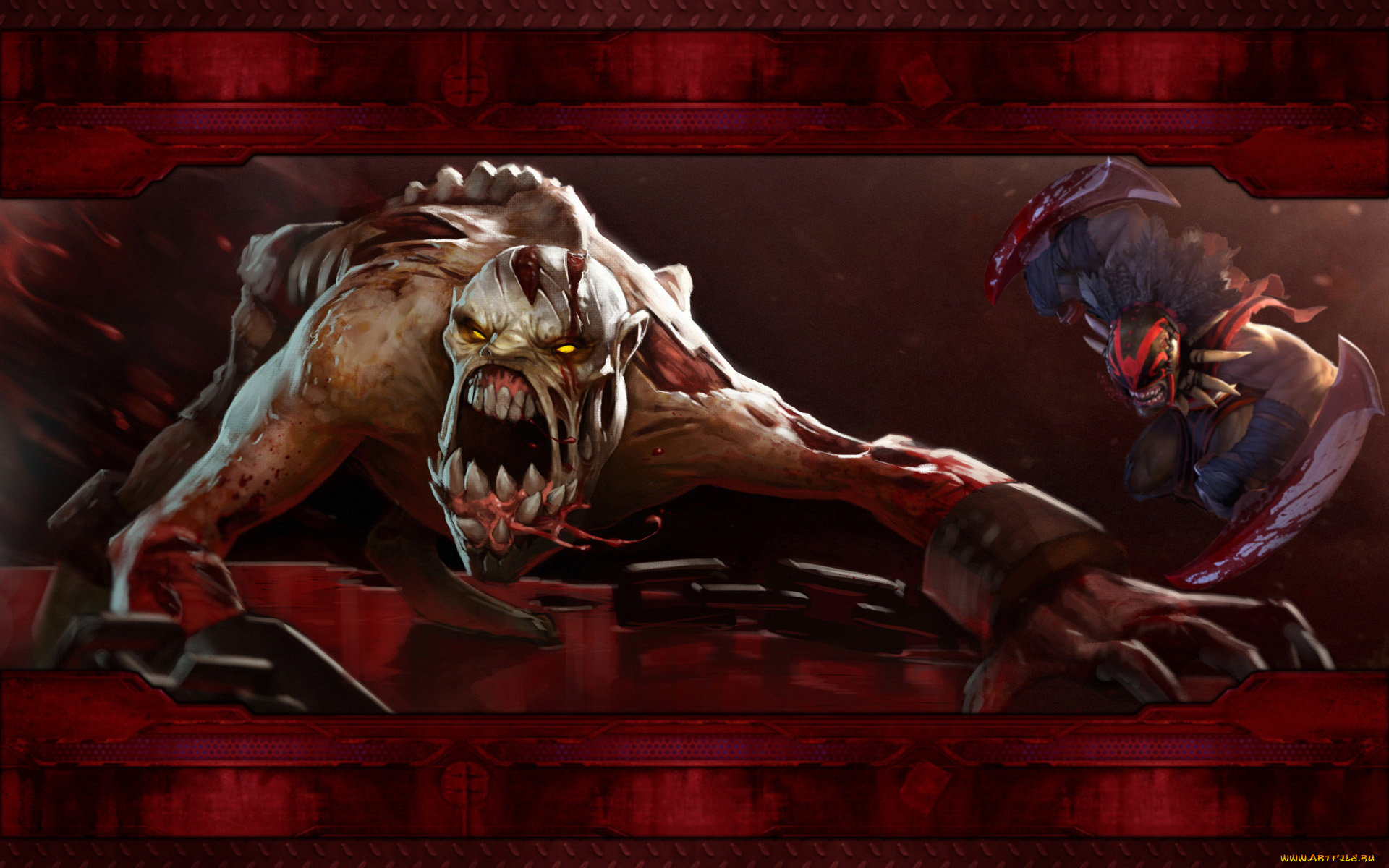 видео, игры, dota, клыки