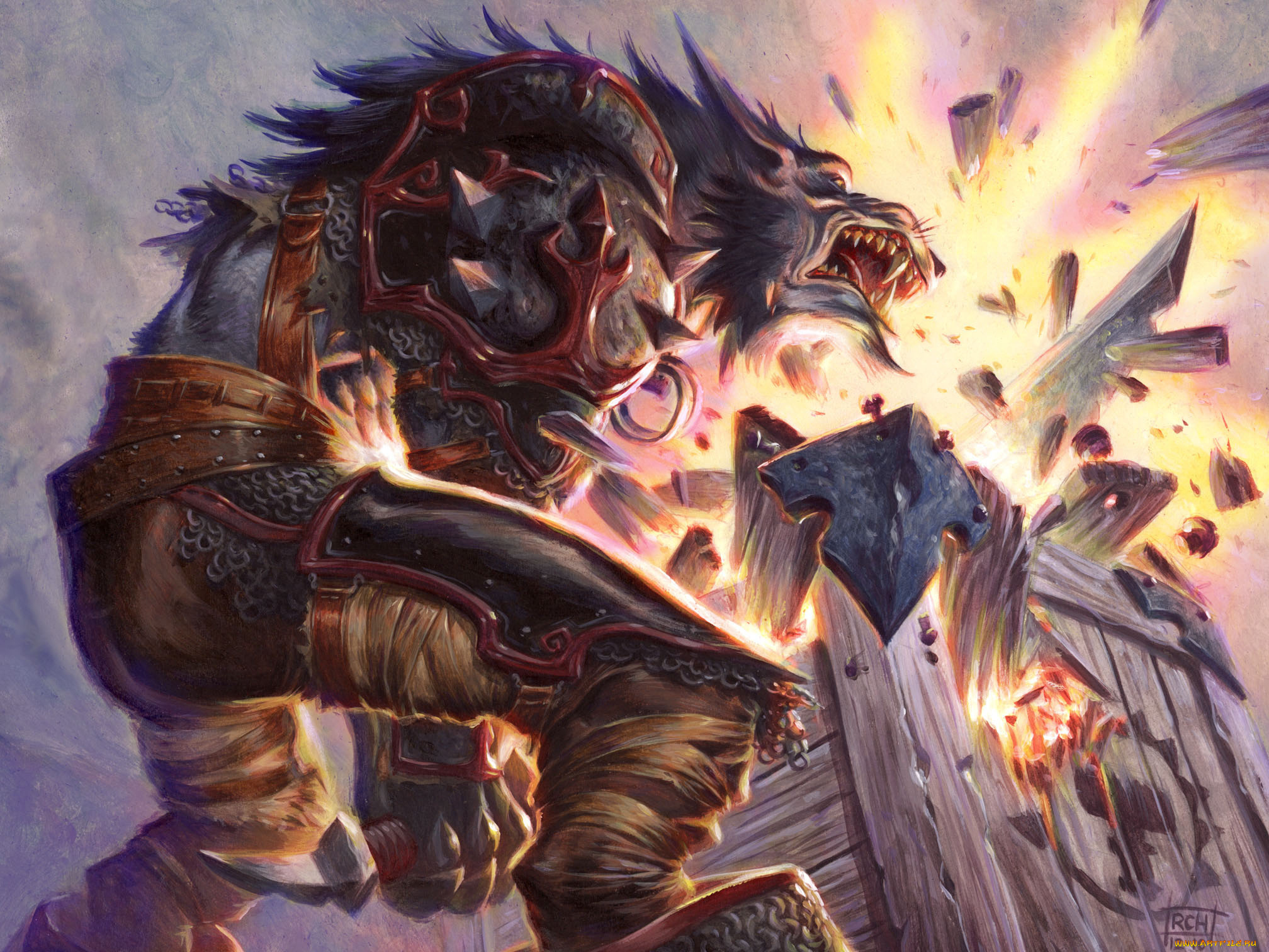 world, of, warcraft, видео, игры, worgen, фан-арт