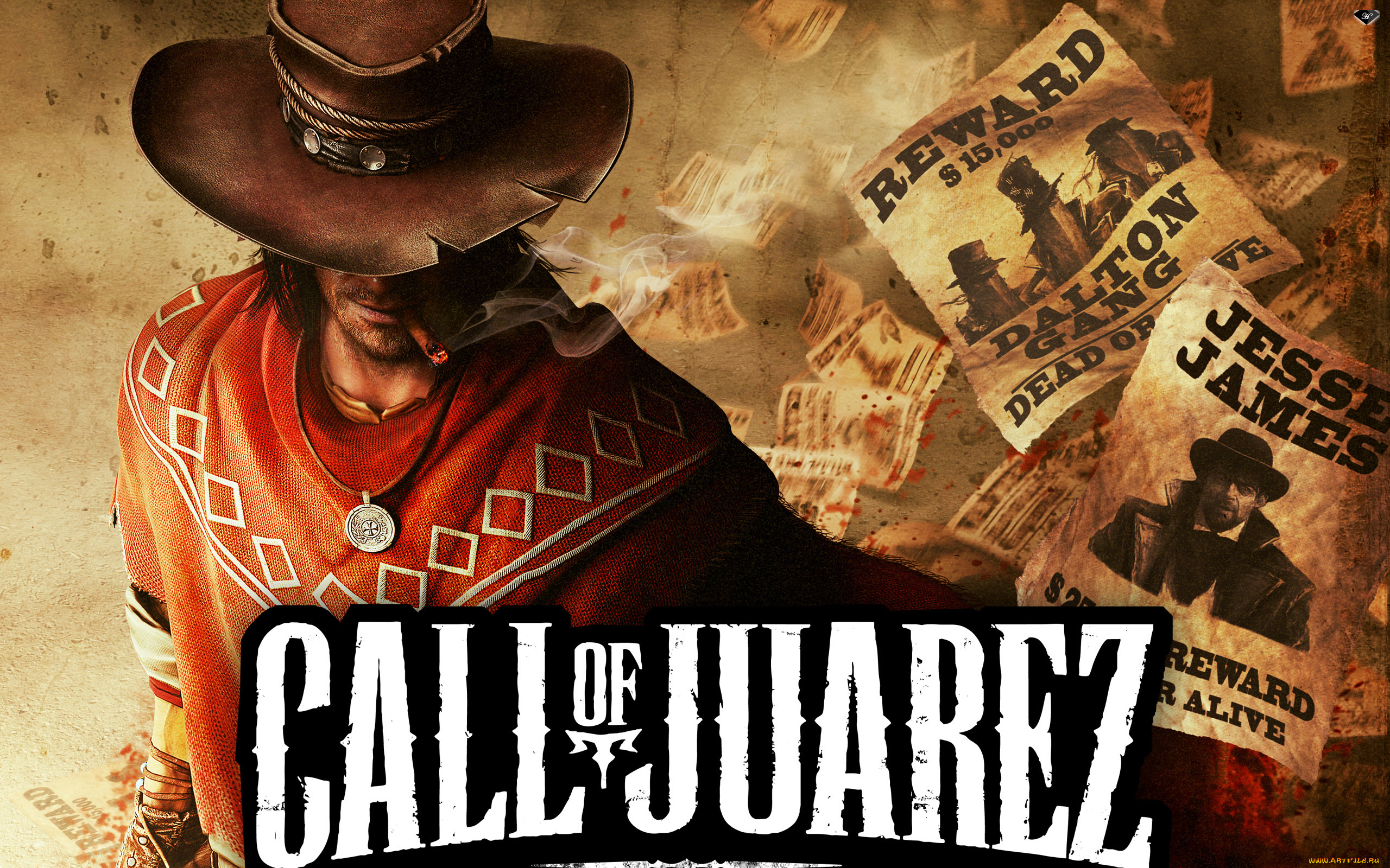 call, of, juarez, the, gunslinger, видео, игры, сигара, шляпа