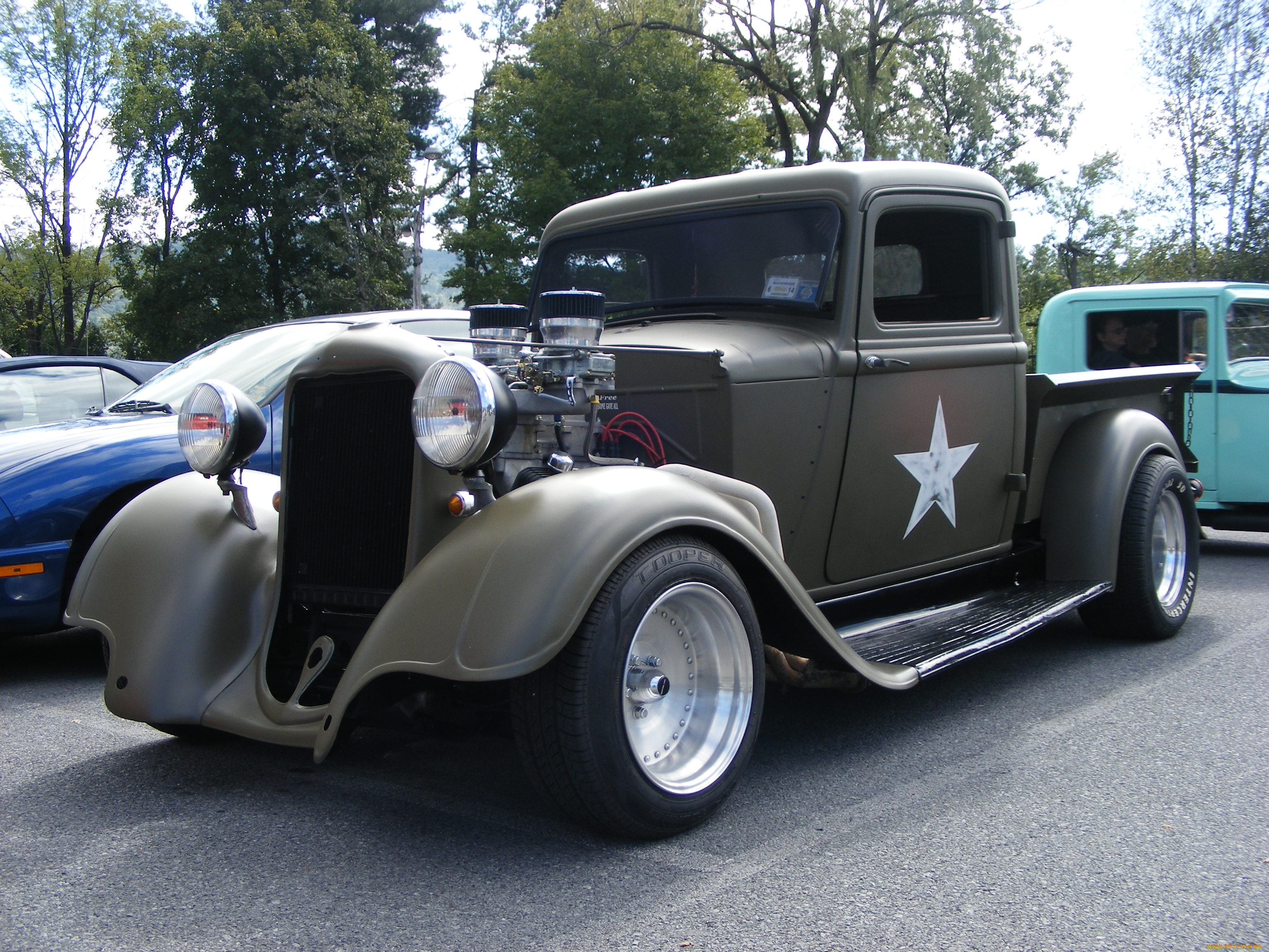 great, looking, truck, автомобили, выставки, уличные, фото, автомобиль, ретро