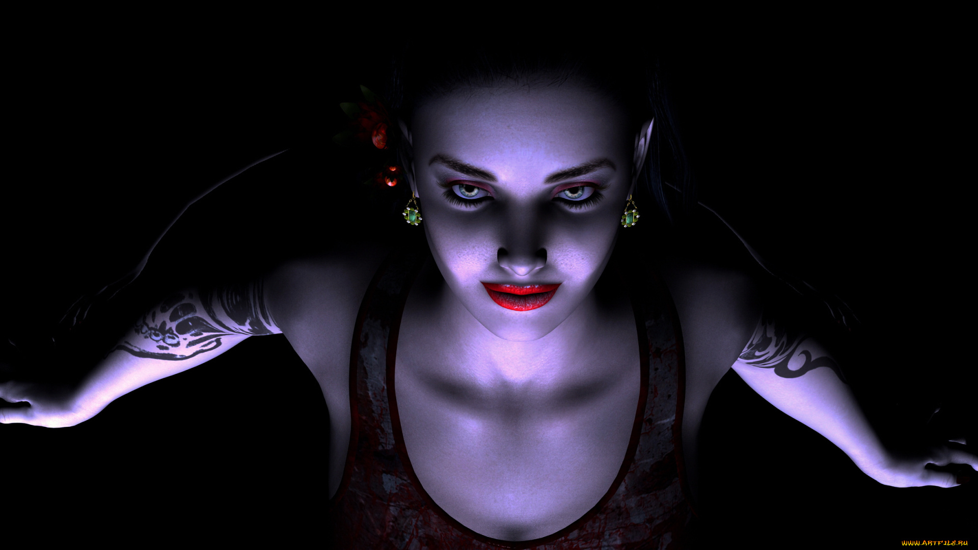 3д, графика, people, люди, взгляд