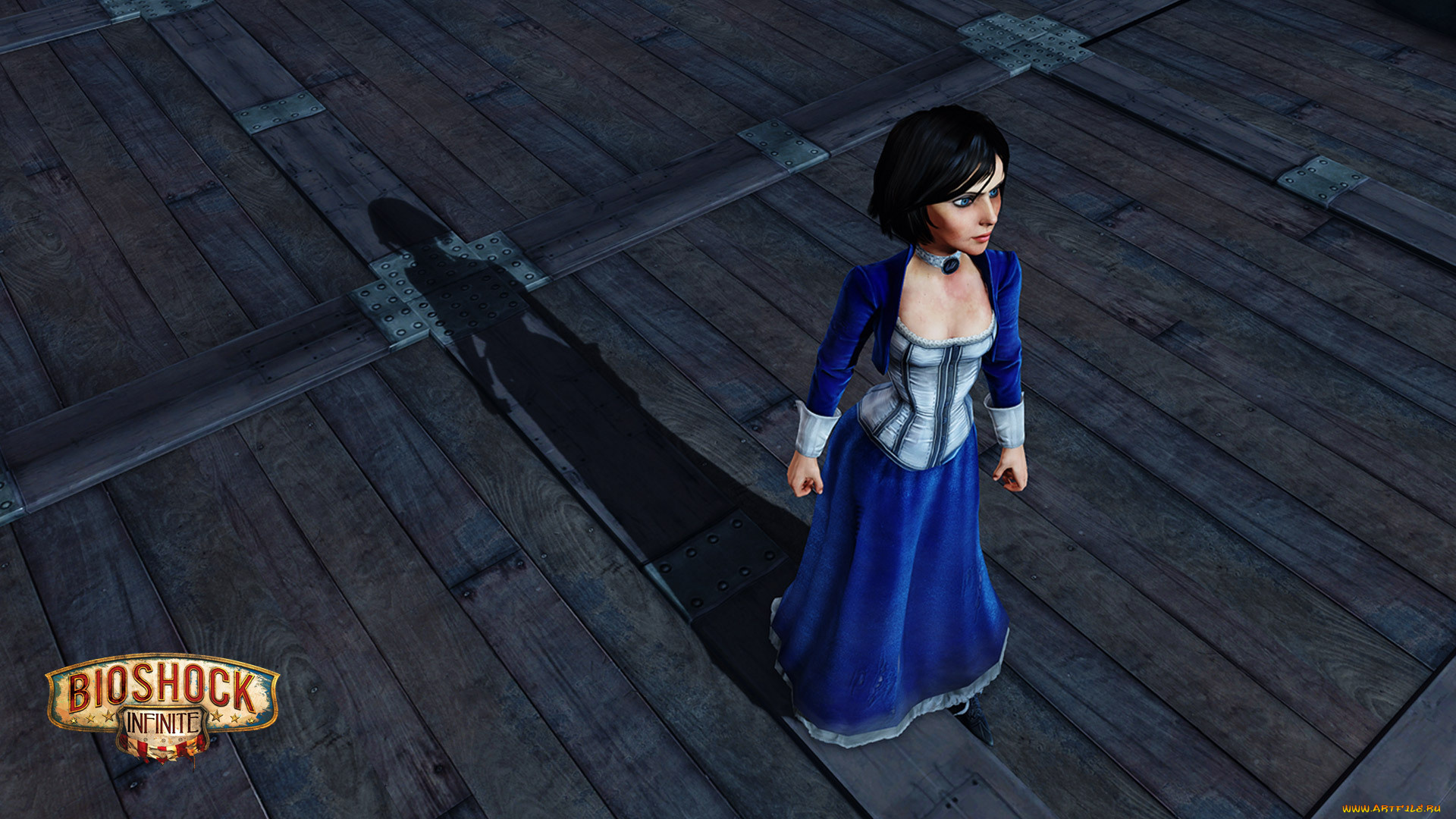 bioshock, infinite, видео, игры, девушка