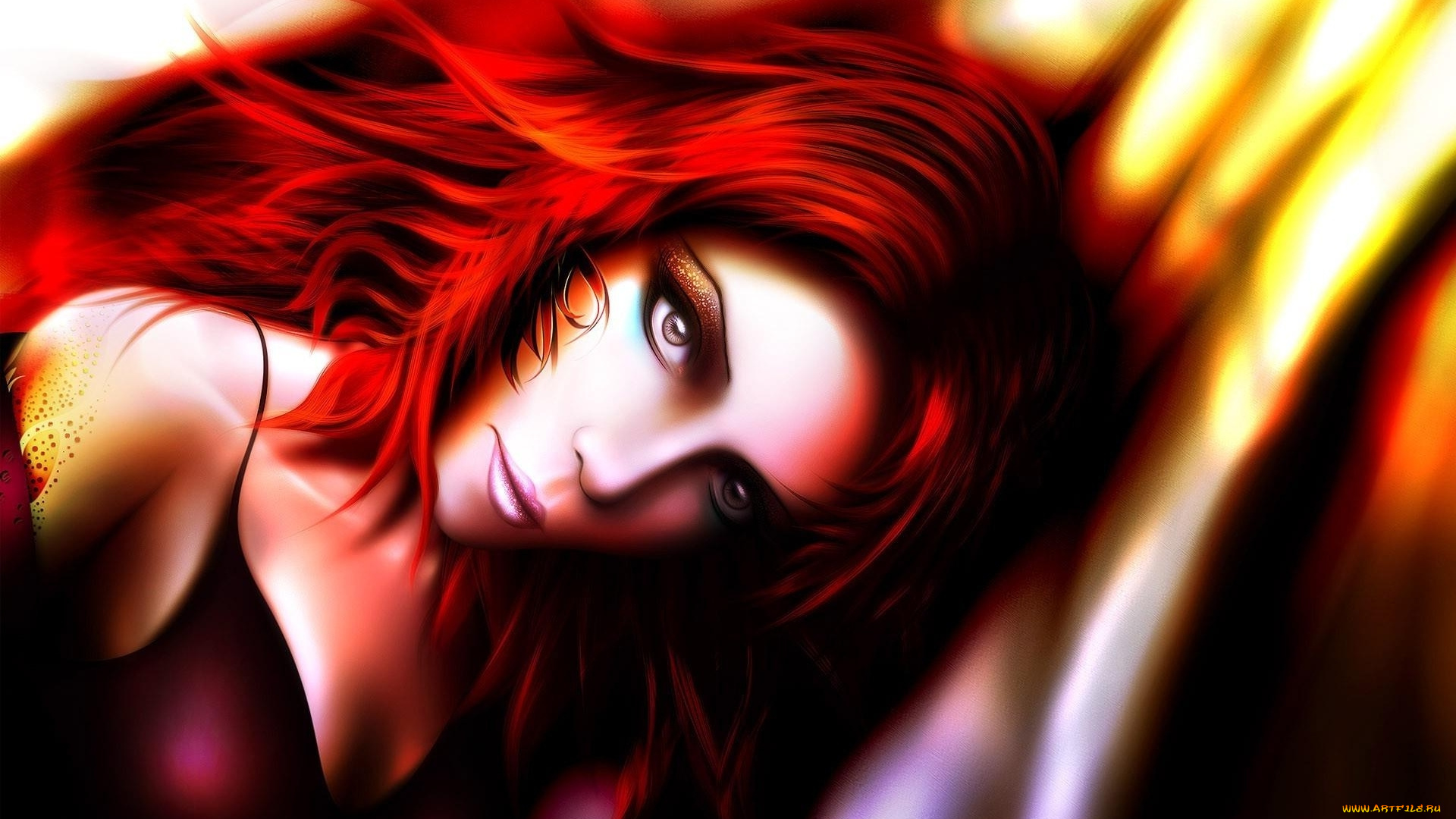 фэнтези, девушки, взгляд