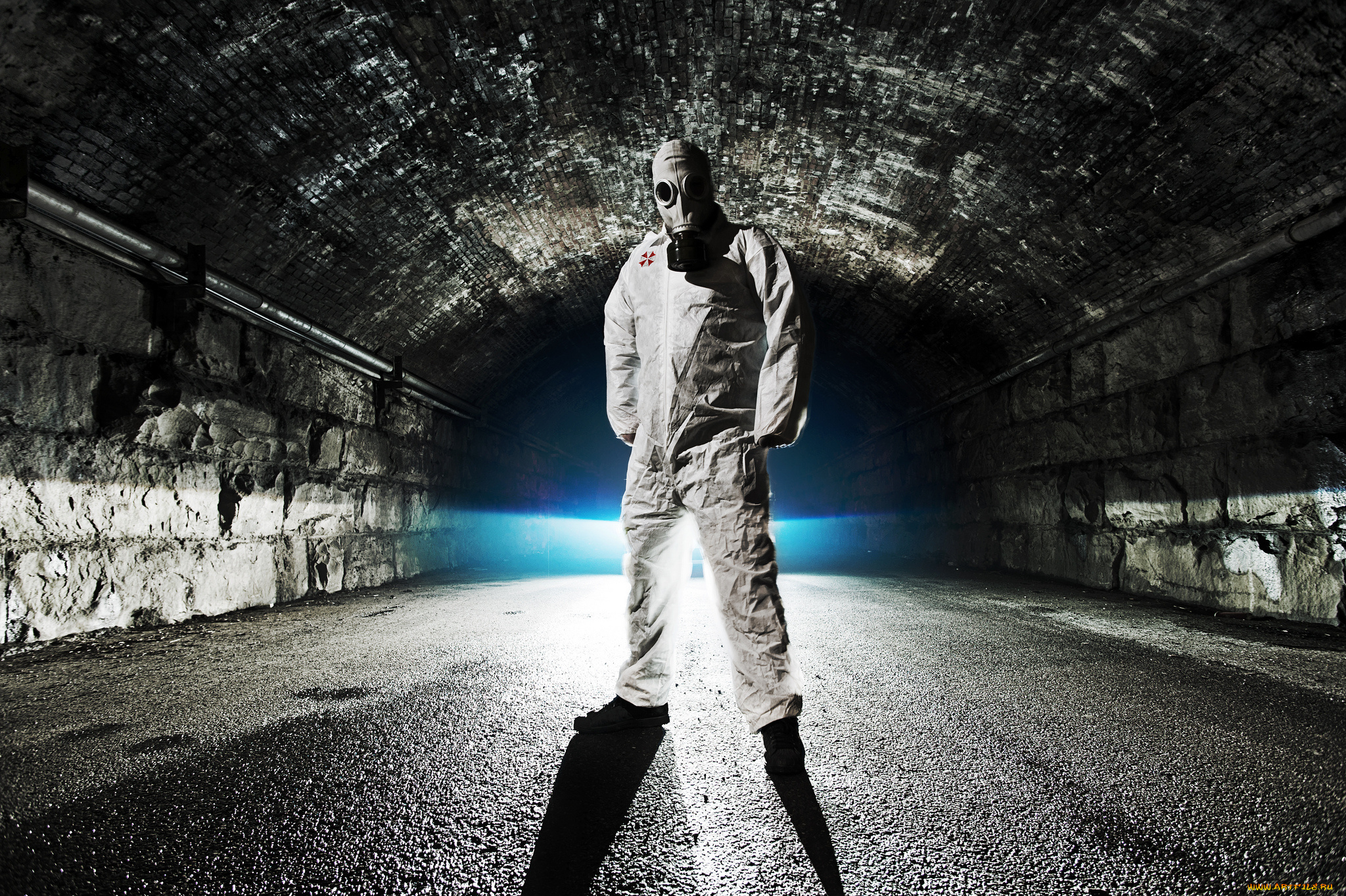 разное, люди, противогаз