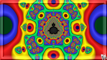 обоя 3д, графика, fractal, фракталы, фон, узор, щенок