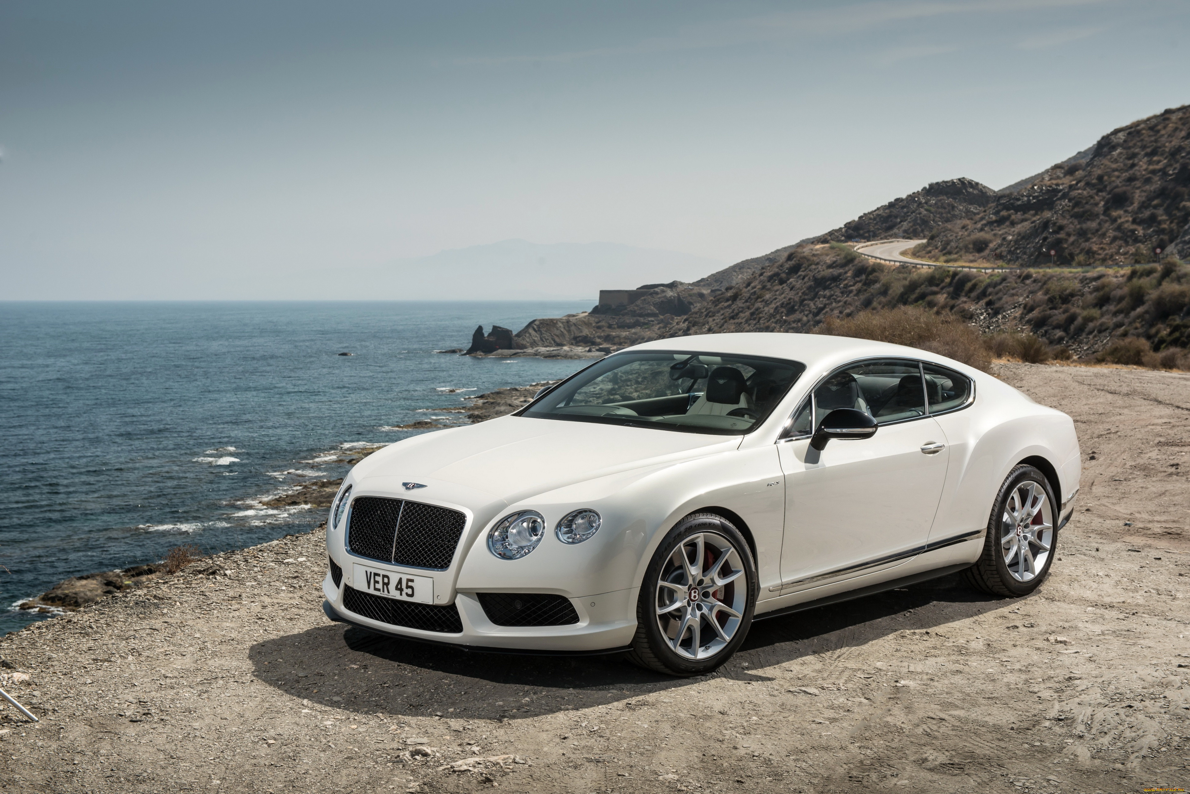 2013, bentley, continental, gt, v8, автомобили, море, берег