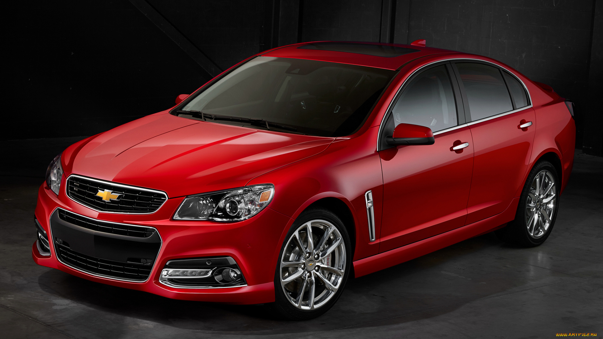 автомобили, chevrolet, 2014г, красный, ss