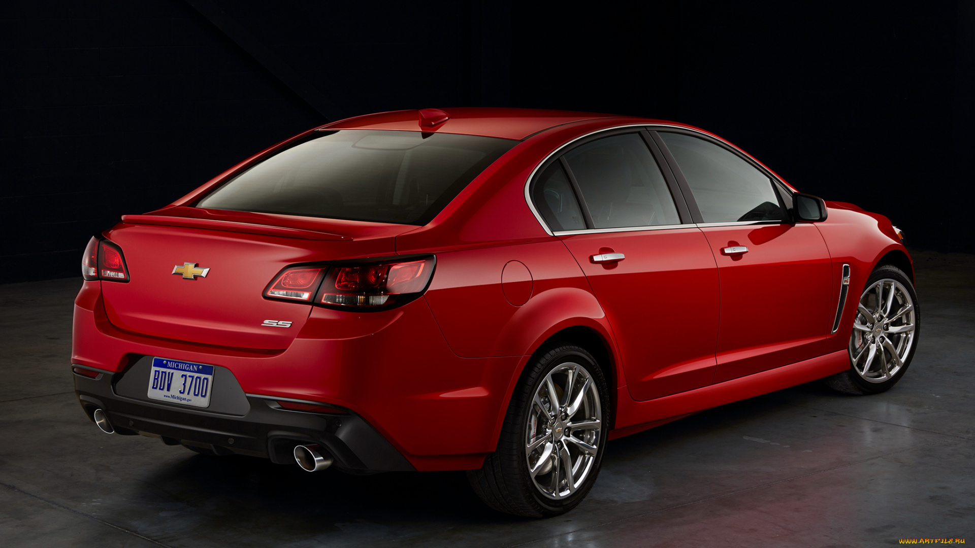автомобили, chevrolet, 2014г, красный, ss