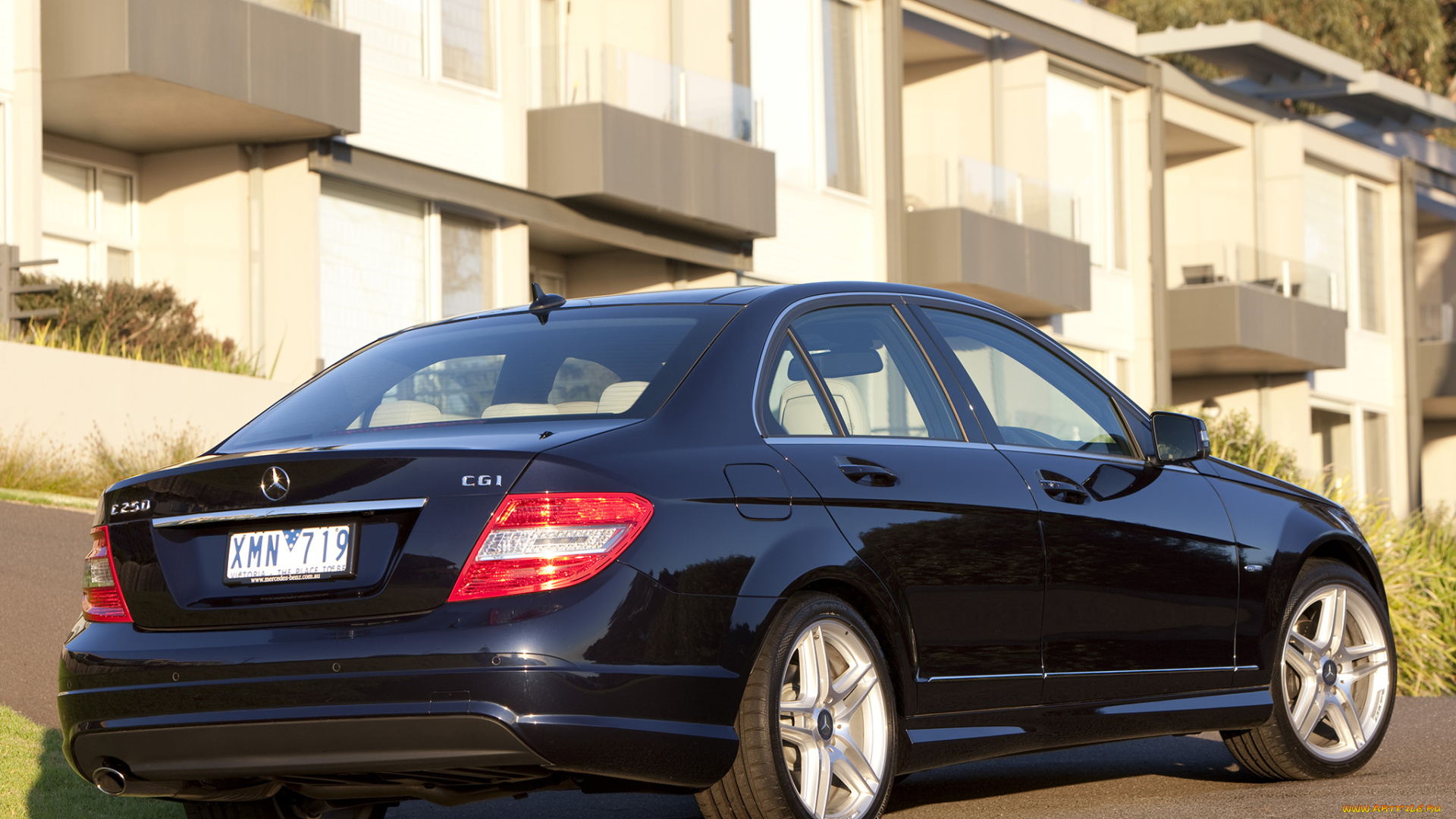 автомобили, mercedes-benz, cgi, темный, c, 250, w204, au-spec